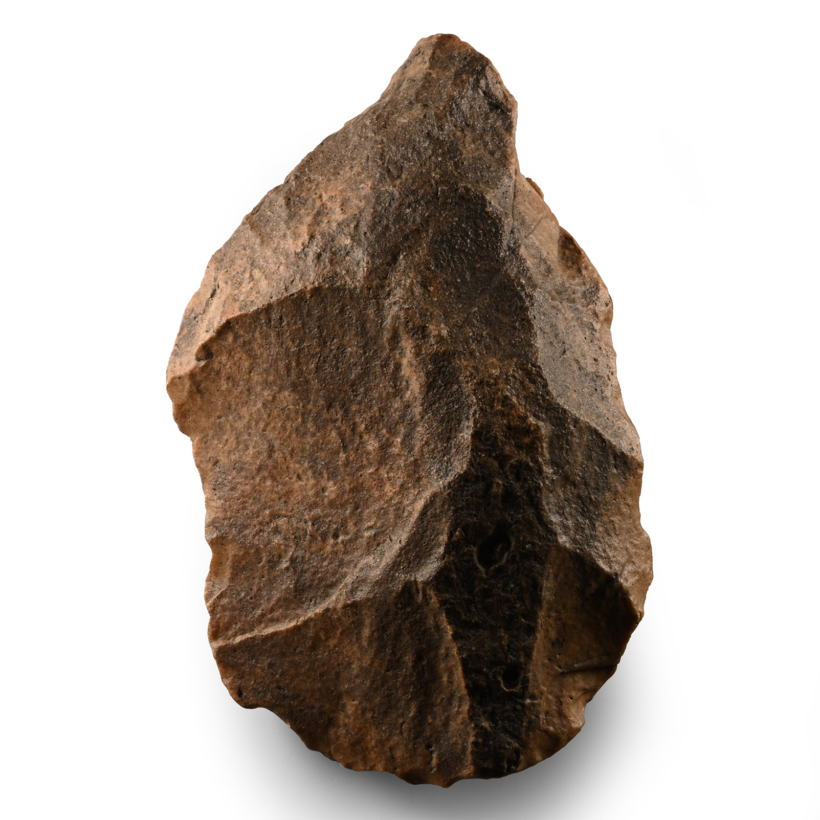 Stone Age Acheulean Dark Red Quartzite 'Homo Erectus' Handaxe