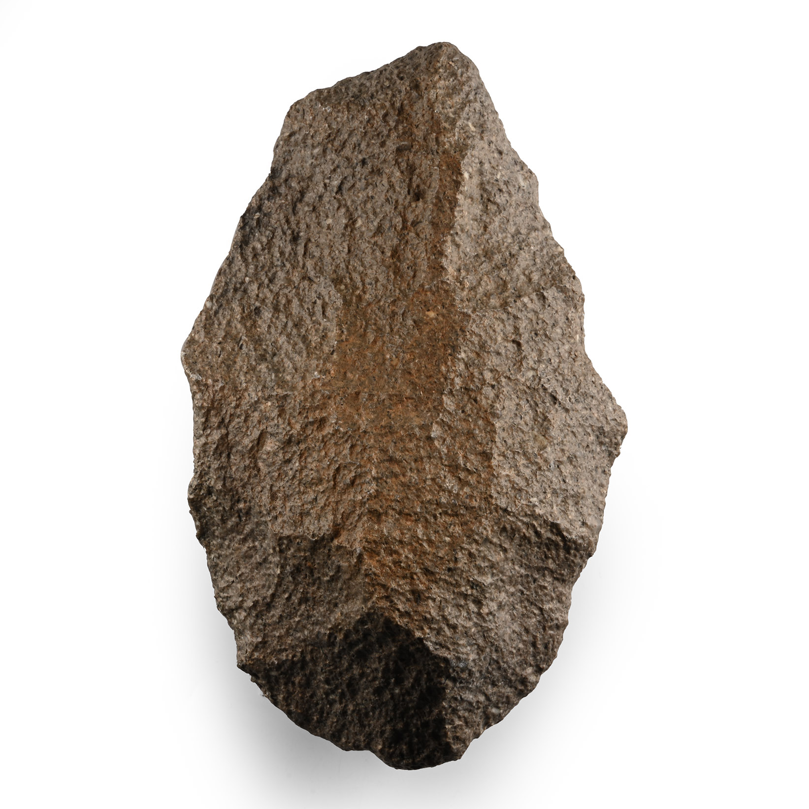 Stone Age Acheulean Dark Red Quartzite 'Homo Erectus' Handaxe
