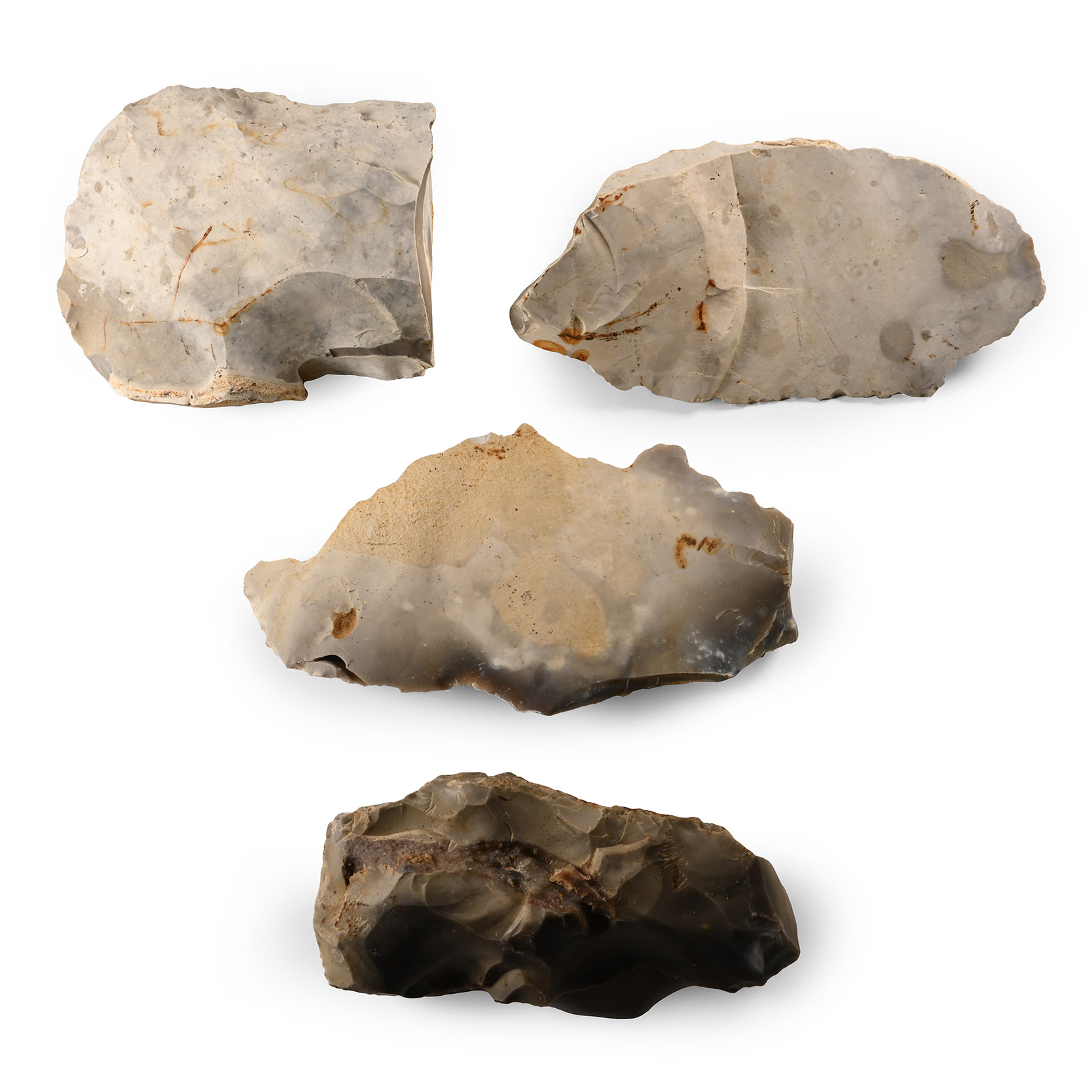 Stone Age Troussencourt Flint Tool Group
