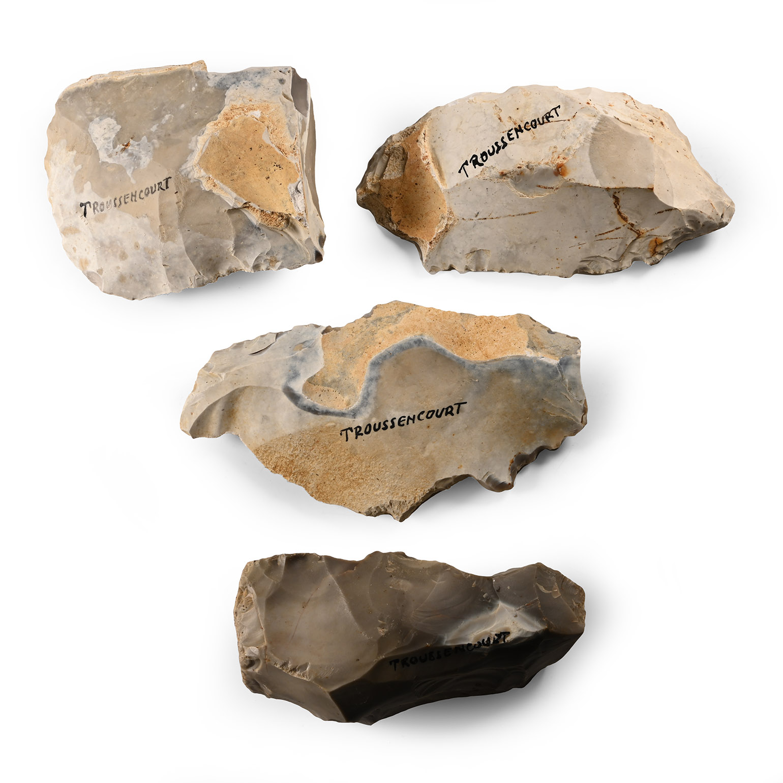 Stone Age Troussencourt Flint Tool Group