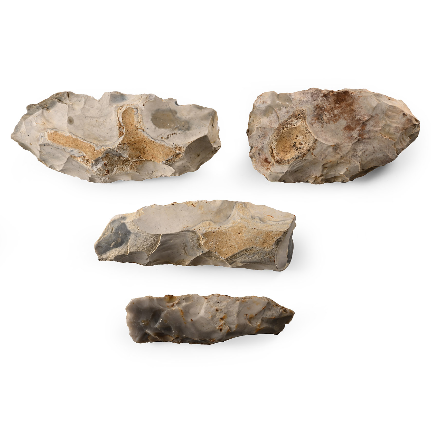 Stone Age Troussencourt Flint Tool Group