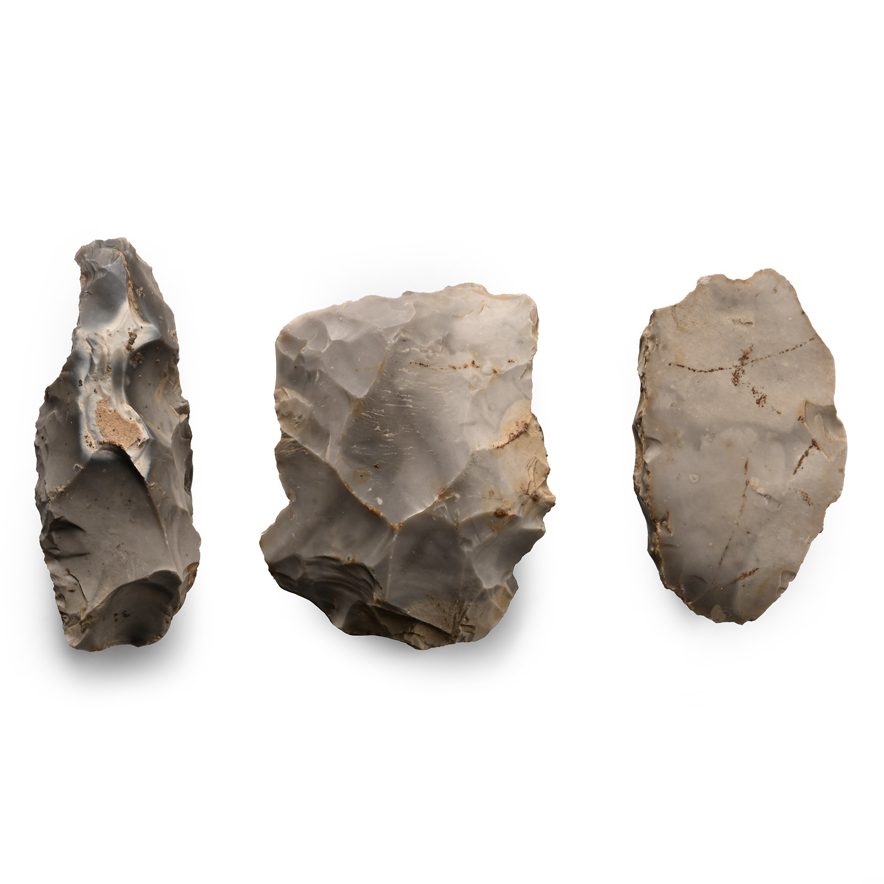 Stone Age Hedencourt Flint Tool Group