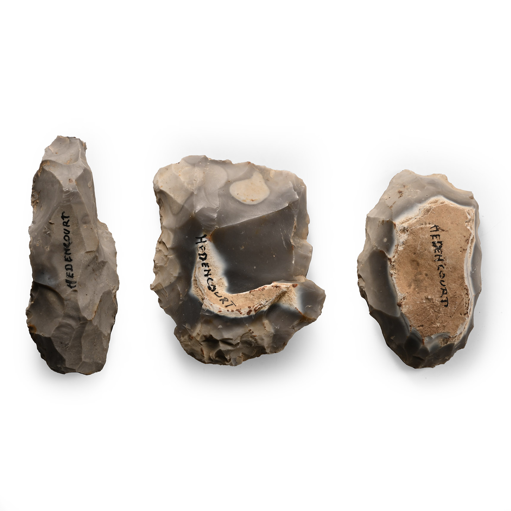 Stone Age Hedencourt Flint Tool Group