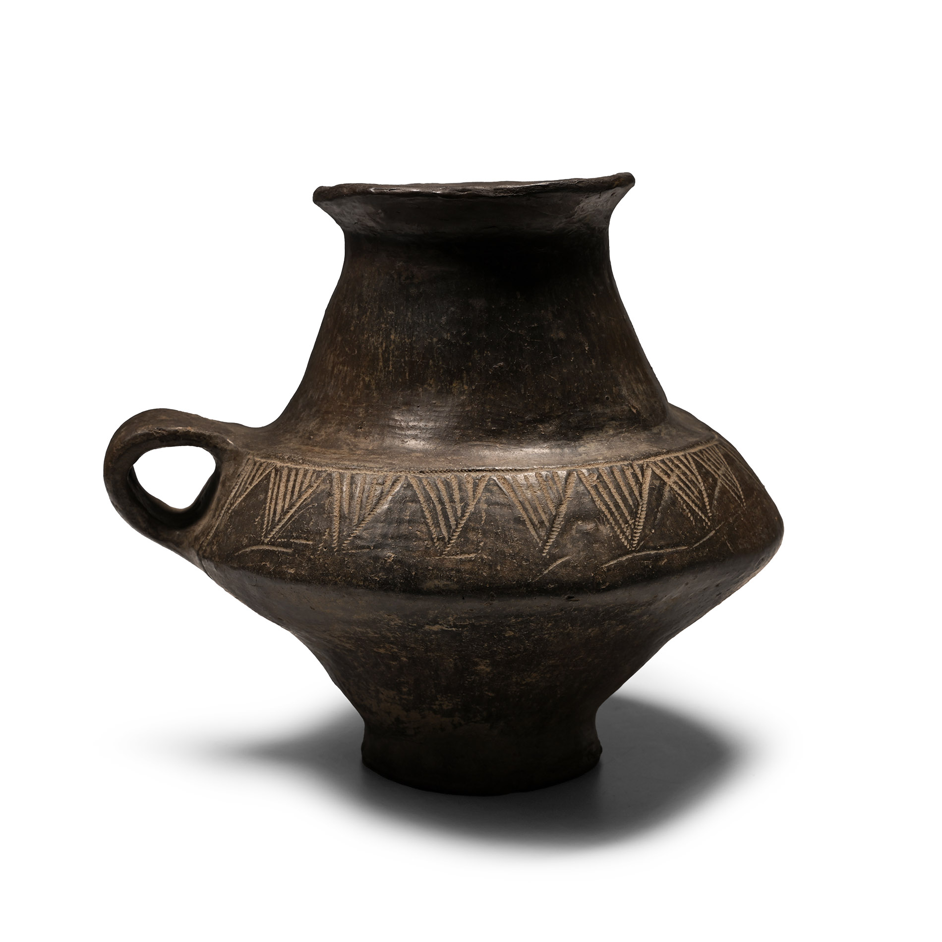 Etruscan Impasto Single-Handled Vase