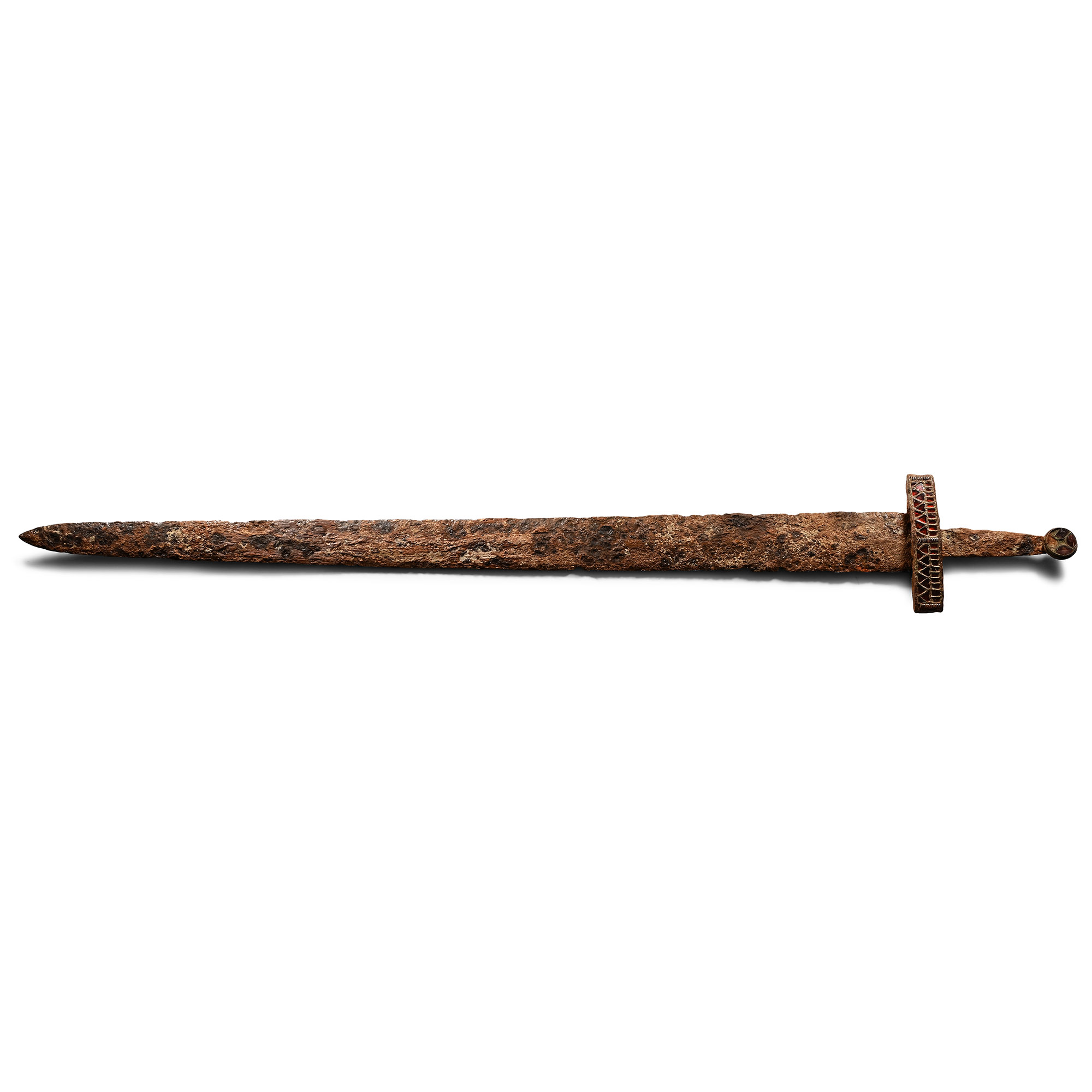 Migration Period Iron Sword with Jewelled Hilt