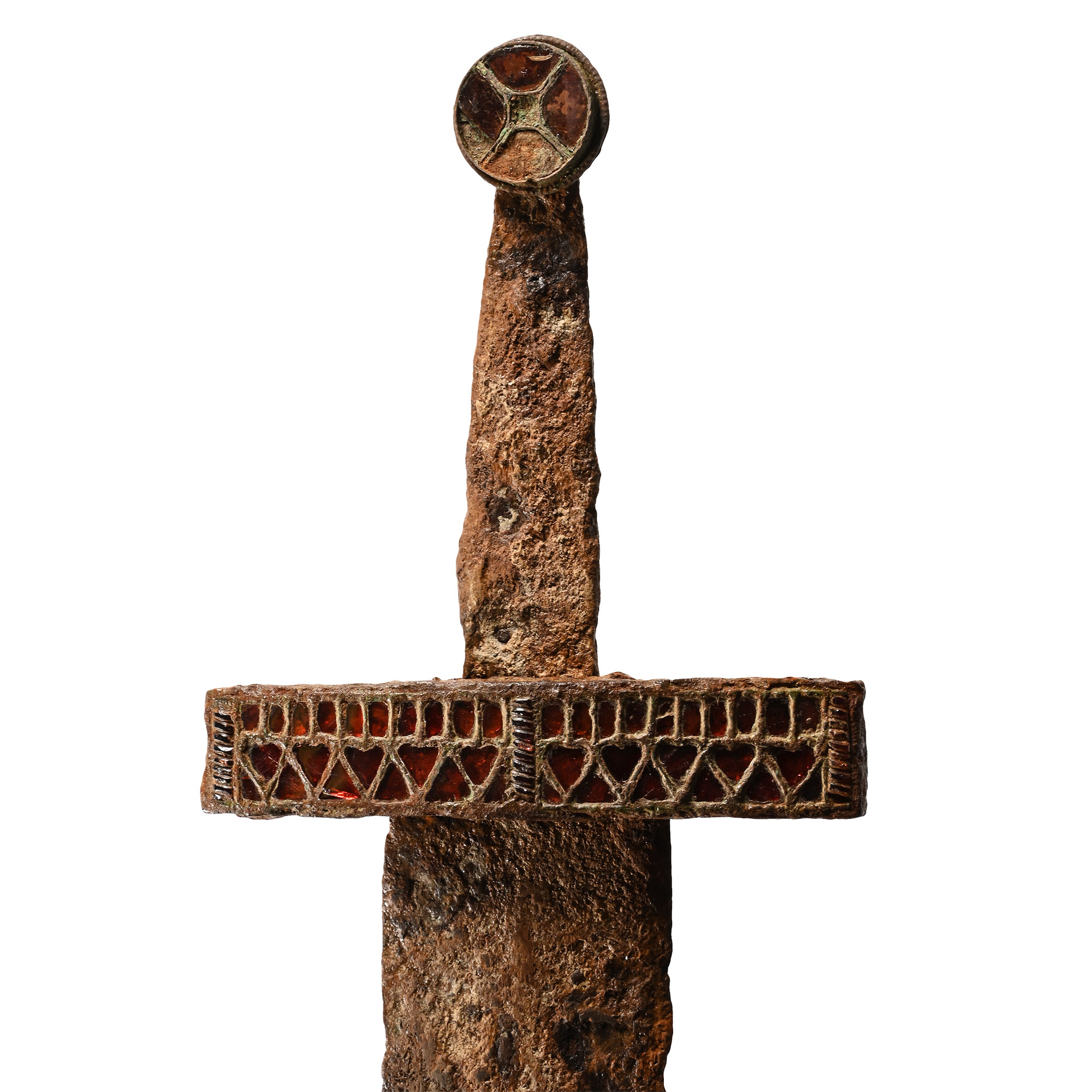 Migration Period Iron Sword with Jewelled Hilt
