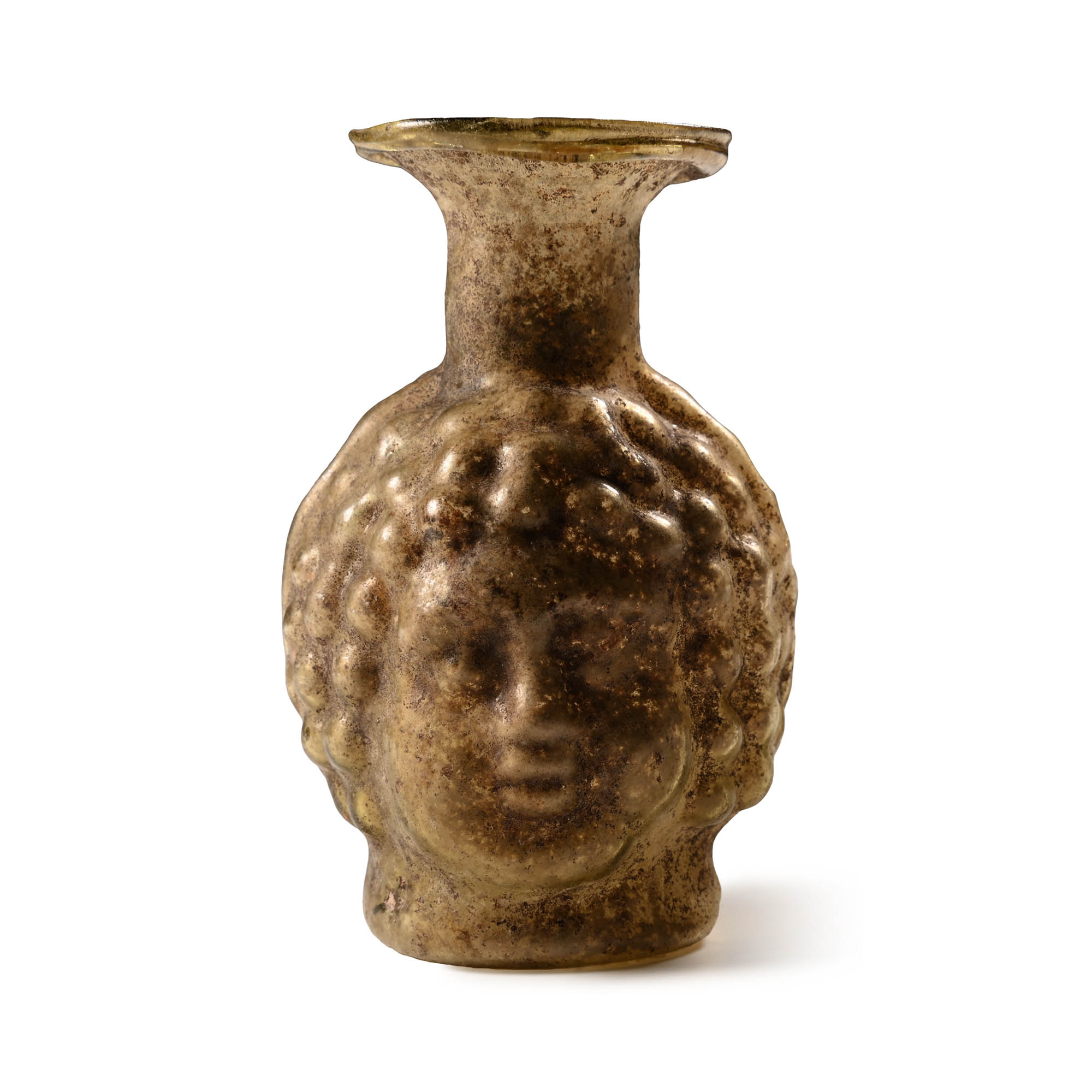 Roman Mould-Blown Janus Flask
