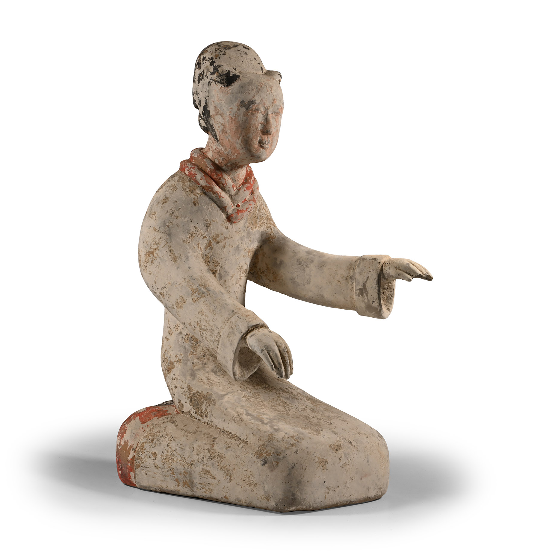 Chinese Han Kneeling Terracotta Figure