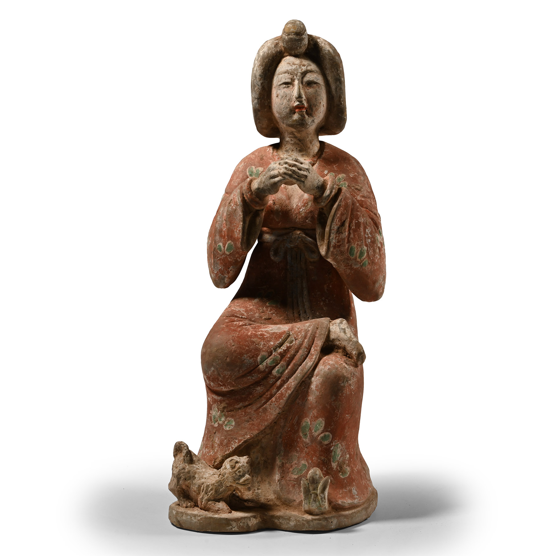 Chinese Tang Terracotta Courtly Lady
