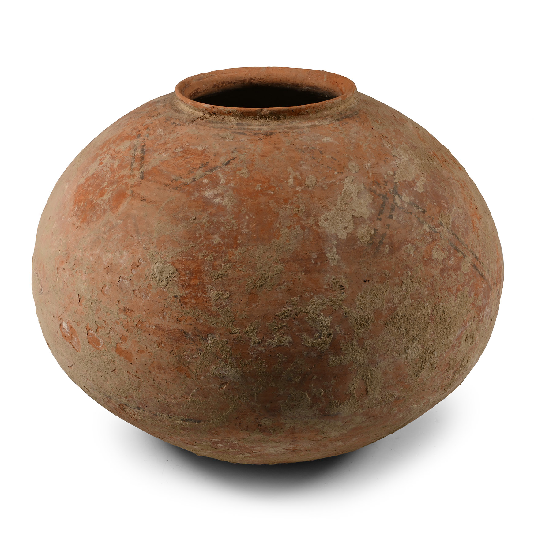 Large Western Asiatic Terracotta Storage Vessel