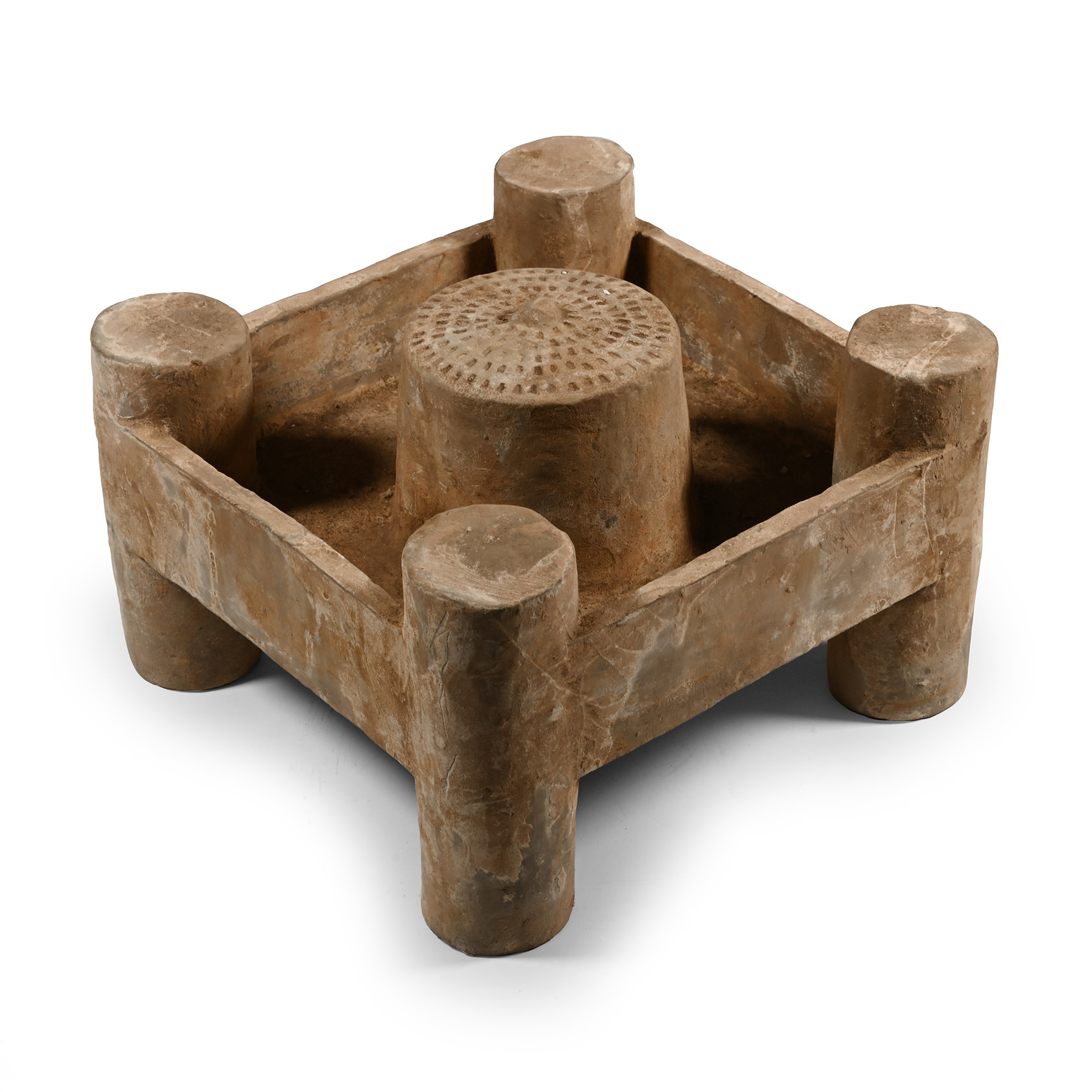 Chinese Han Terracotta Incense Burner with Stand