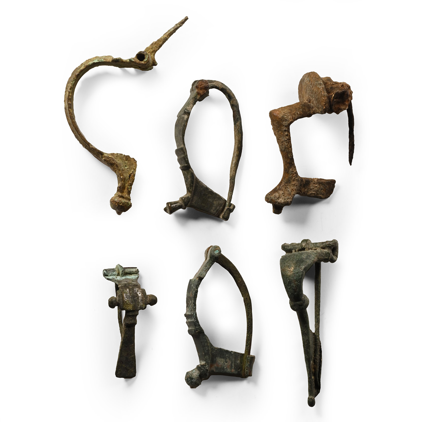 Roman Bronze Bow Brooch Collection
