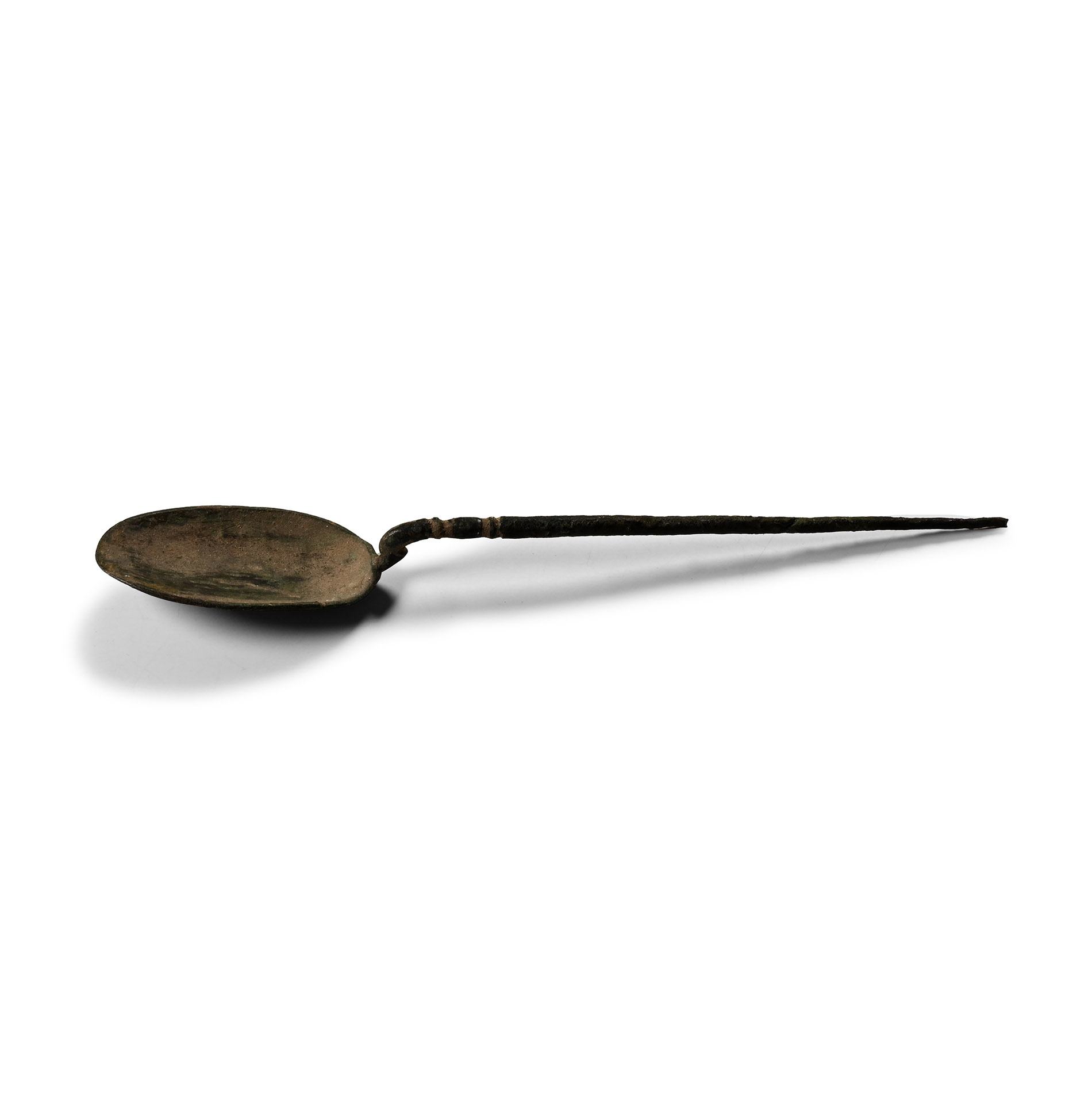 Roman Bronze Rat-Tailed Spoon