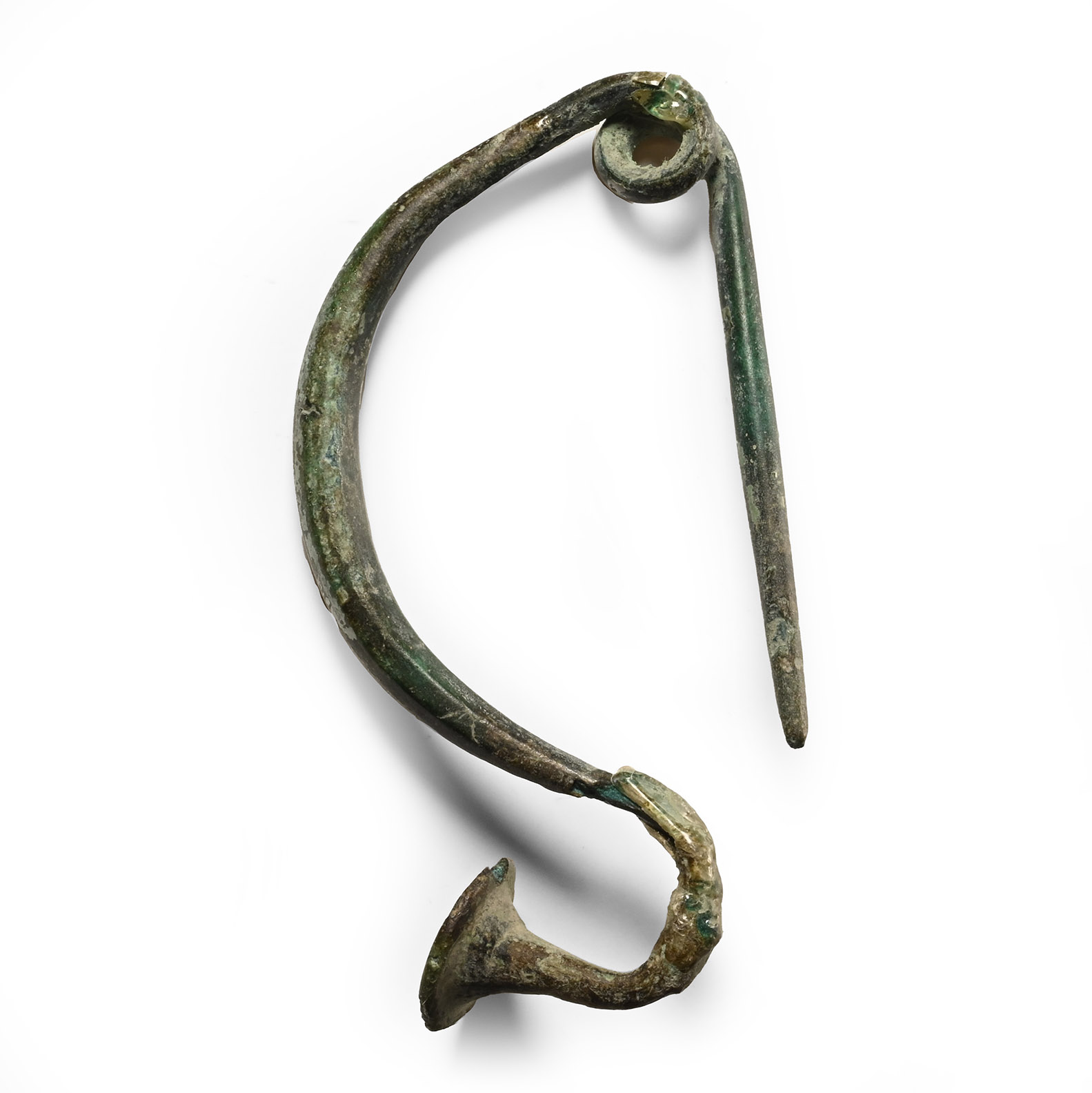 Iron Age Celtic La Tene Bronze Brooch