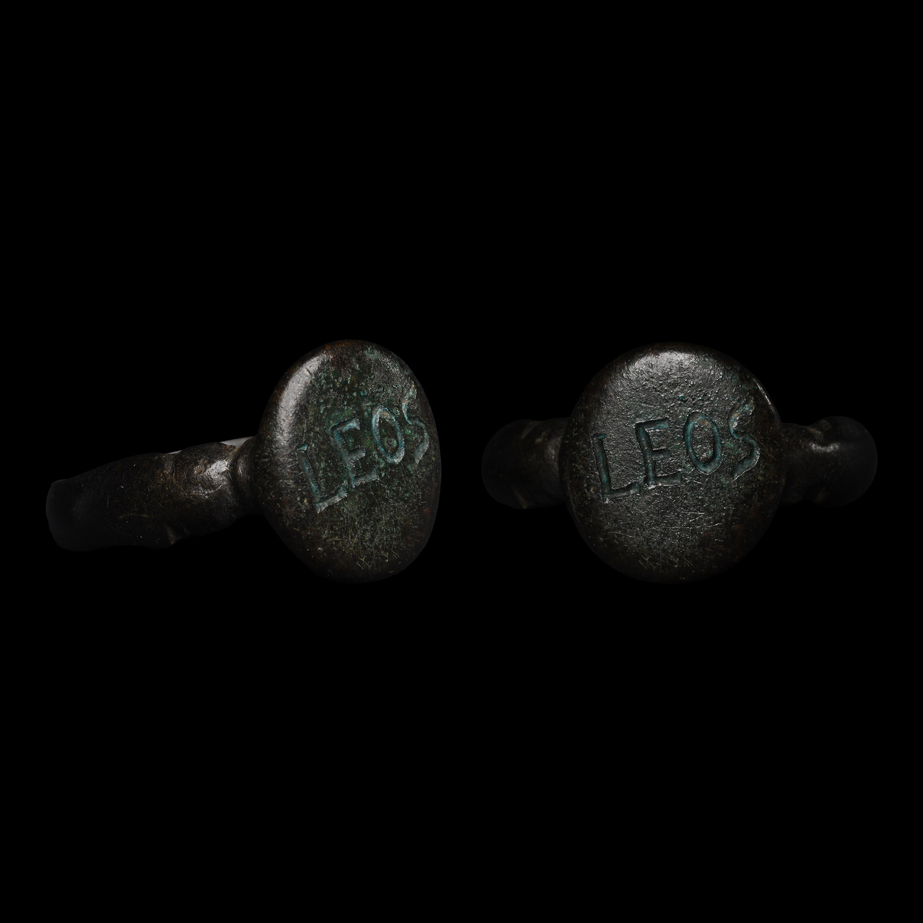 Roman Bronze Ring with LEOS
