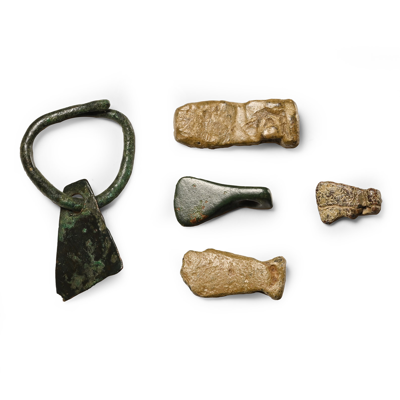 Roman Bronze and Lead Votive Axehead Collection