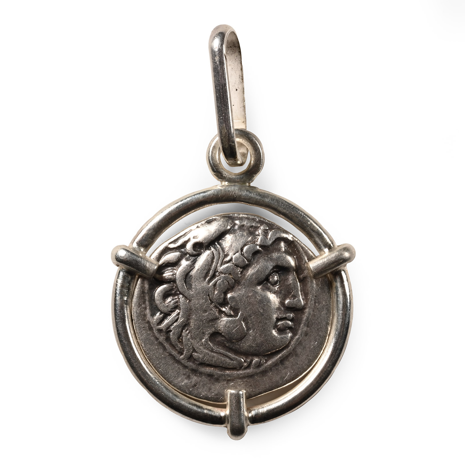Greek Silver Alexander the Great Drachm Pendant