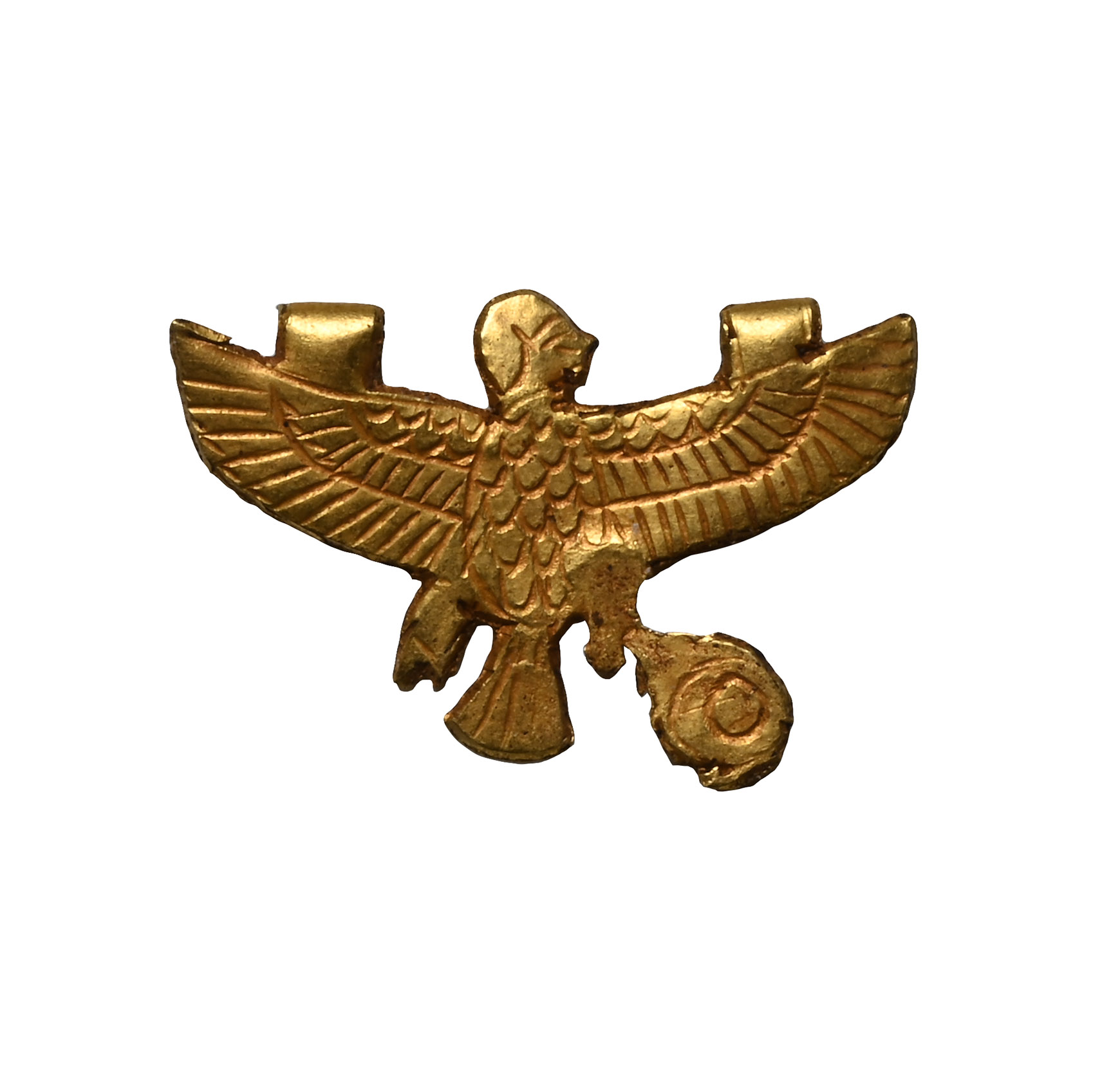 Egyptian Gold Ba-Bird Amulet