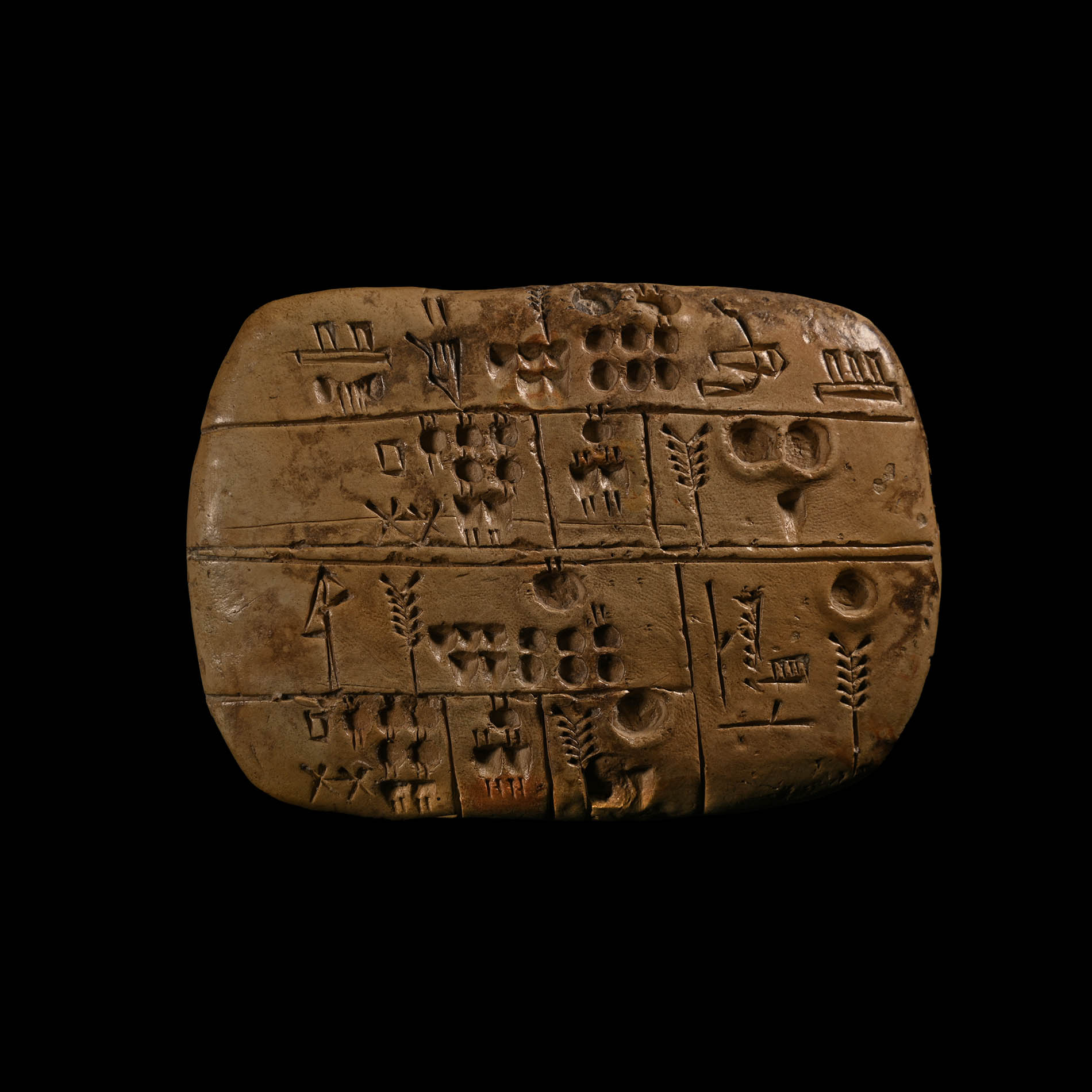 Proto-Sumerian Pictographic Tablet