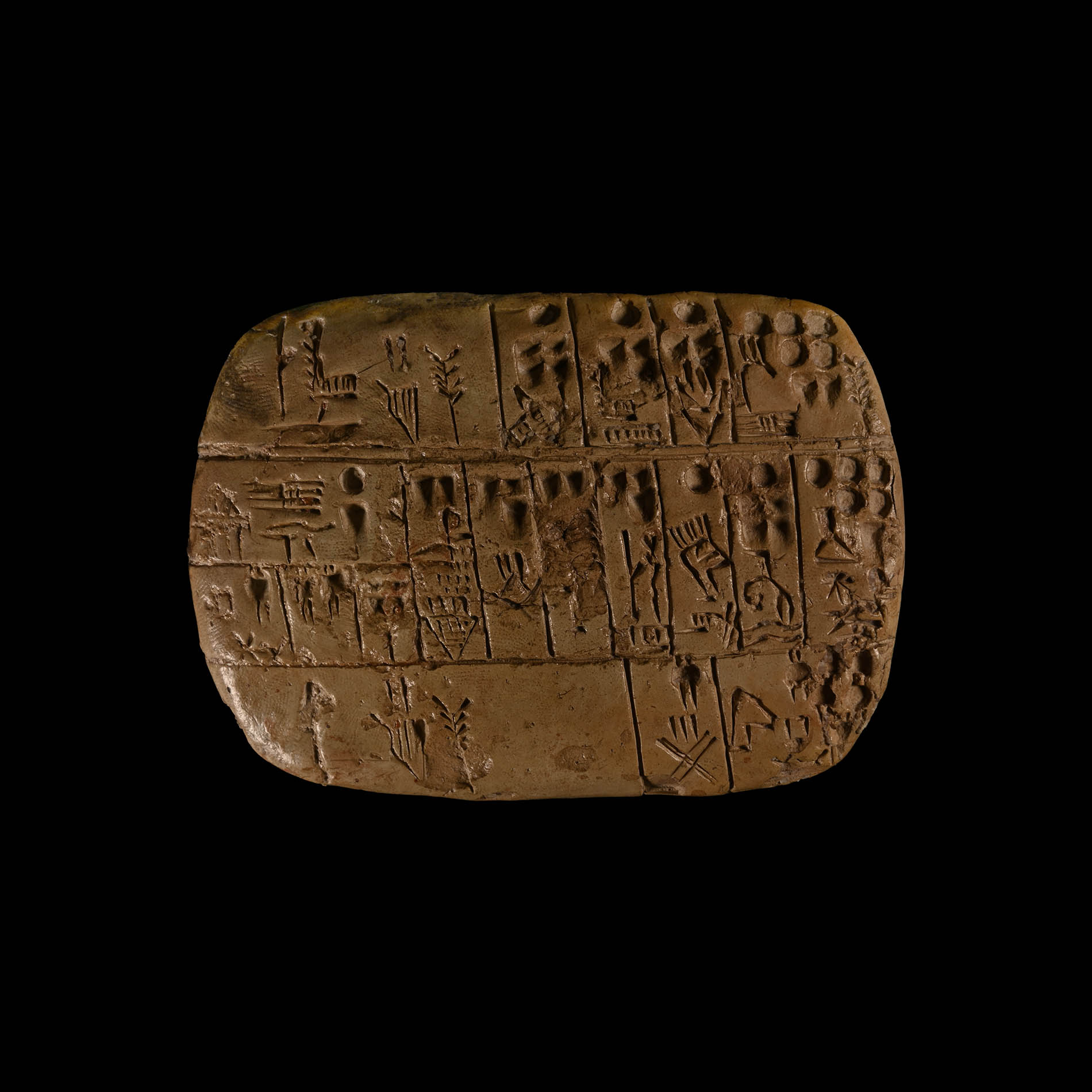 Proto-Sumerian Pictographic Tablet