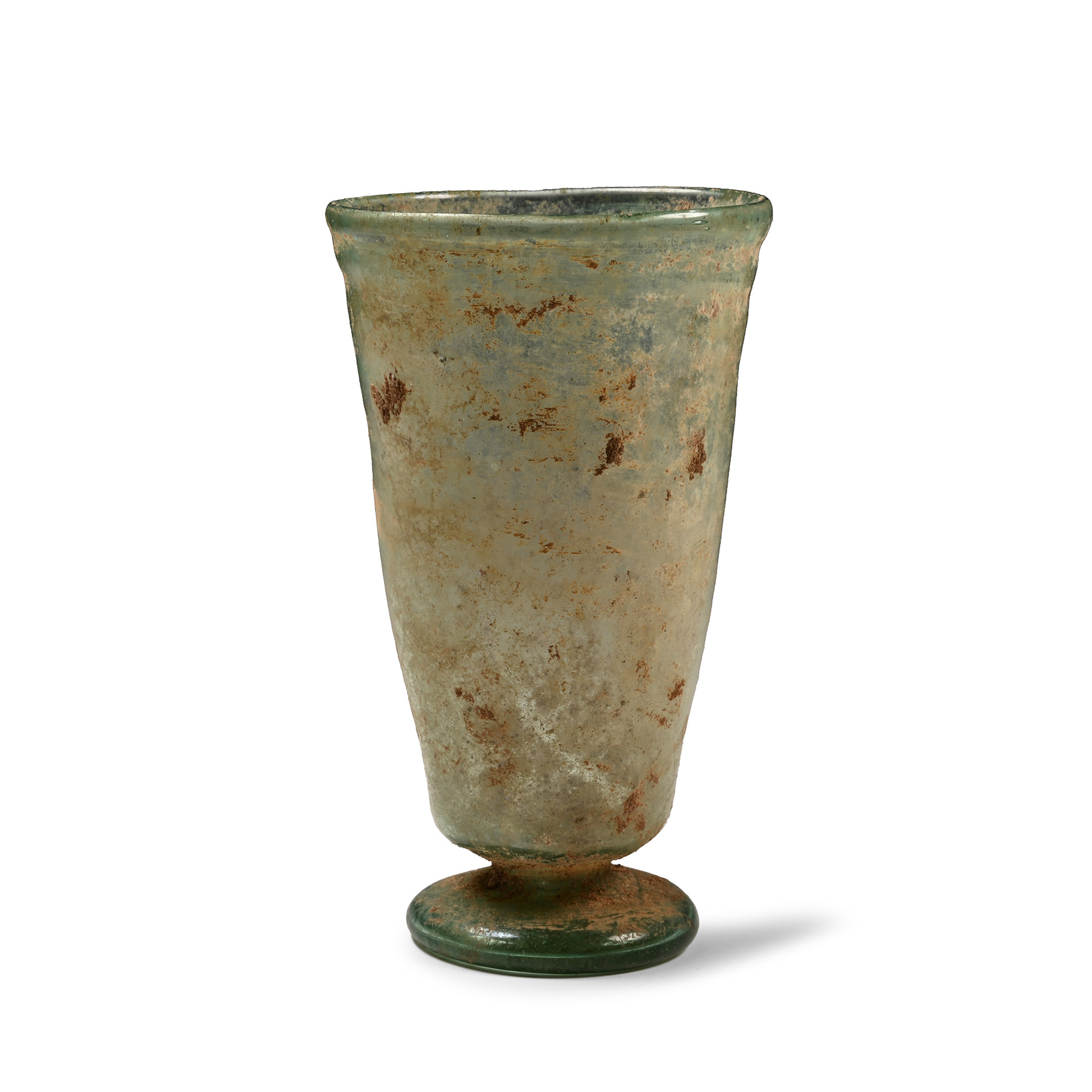 Roman Footed Glass Cup