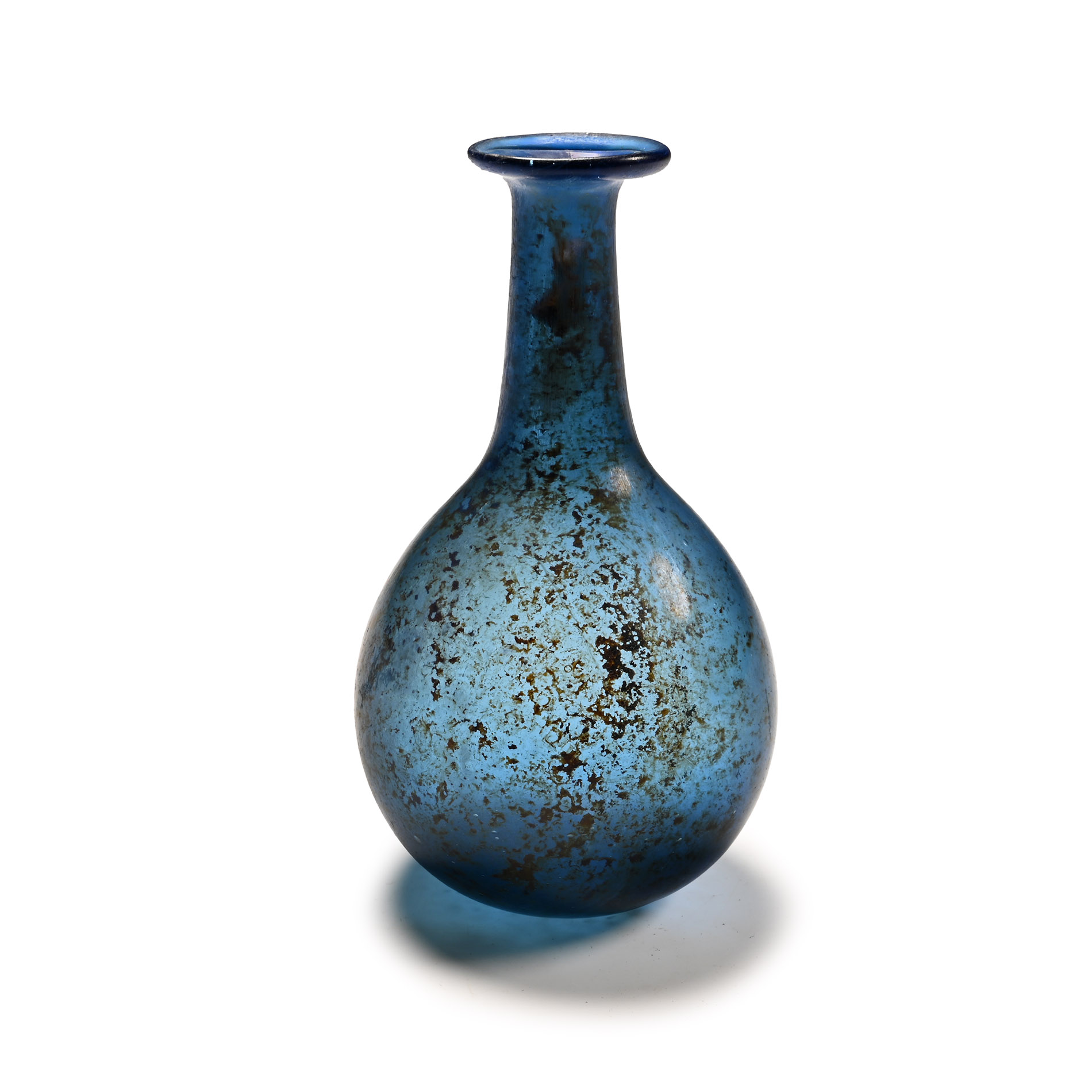 Roman Blue Glass Unguentarium