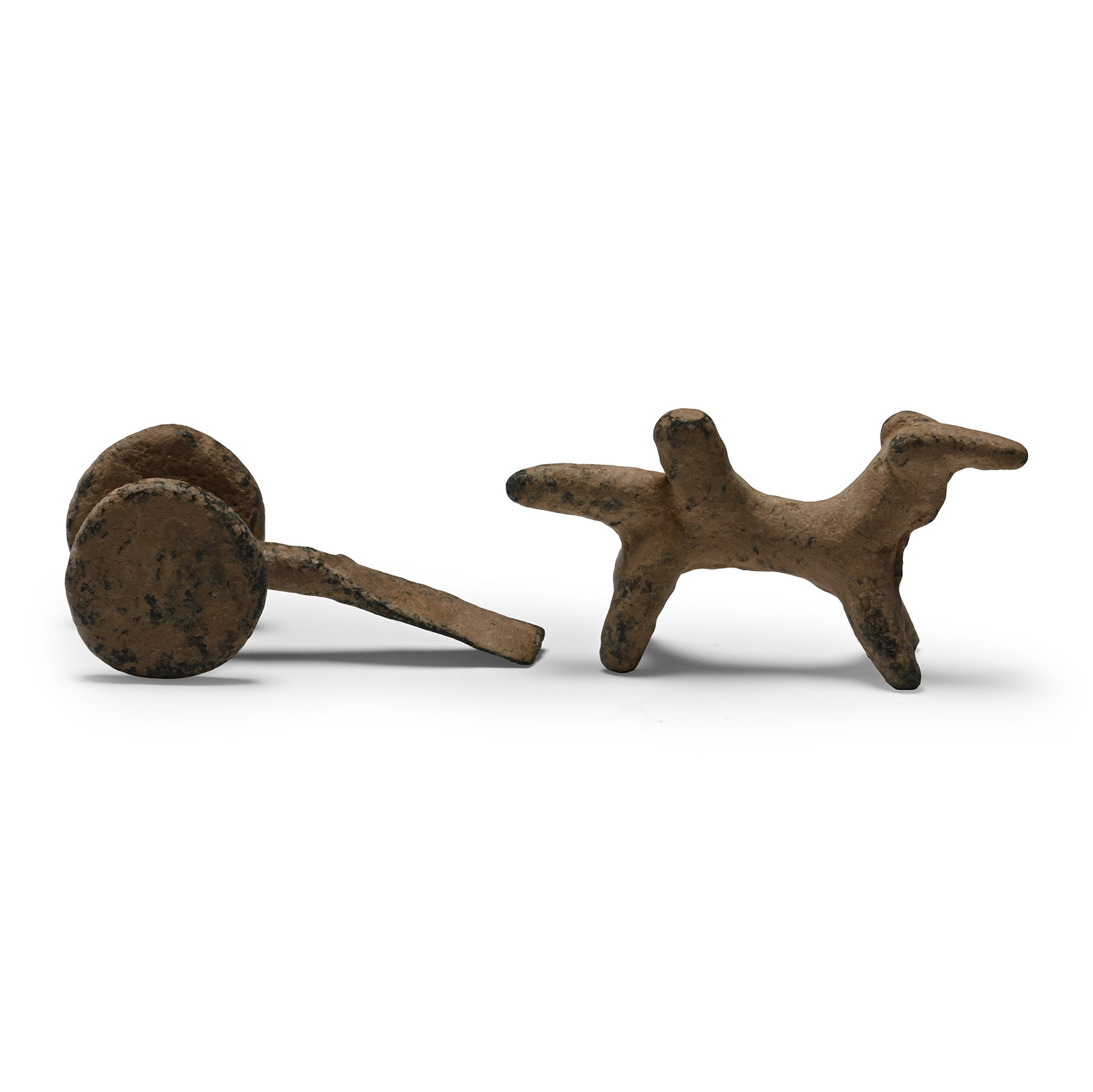 Syro-Hittite Bronze Animal and Cart