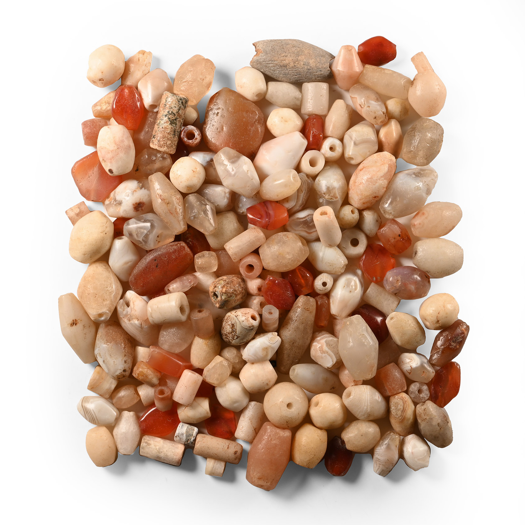Western Asiatic Mixed Hardstone Bead Collection