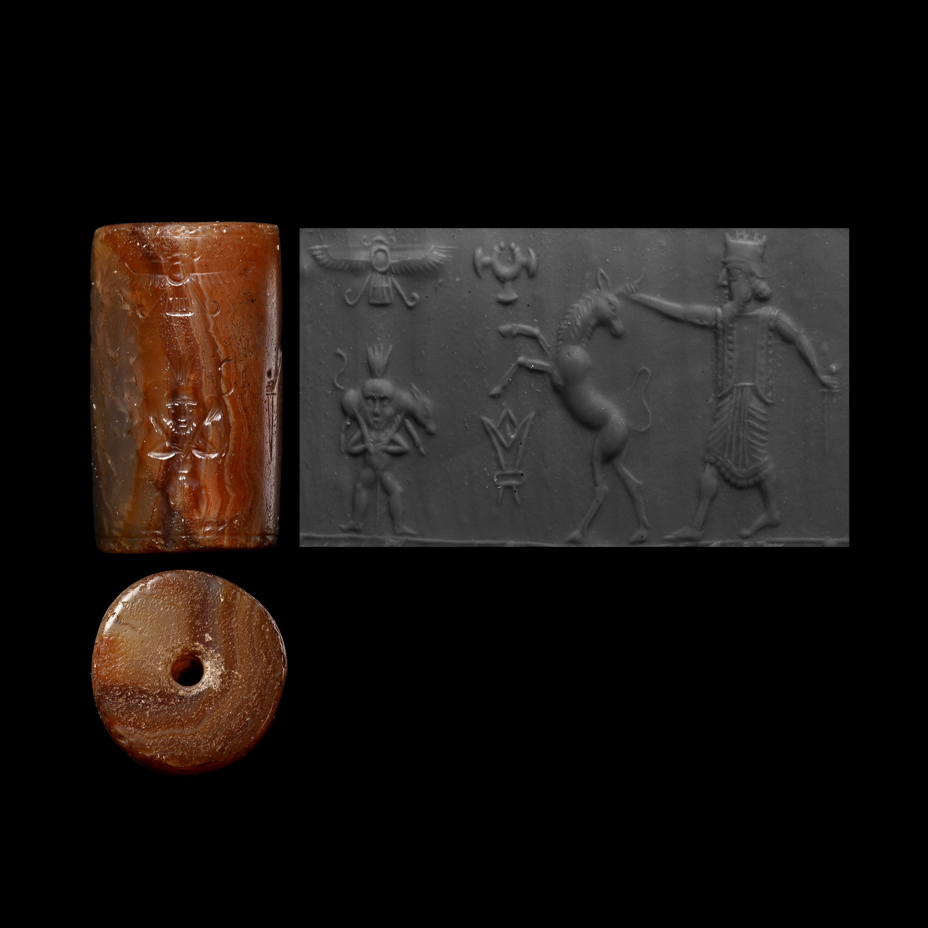 Achaemenid Stone Cylinder Seal