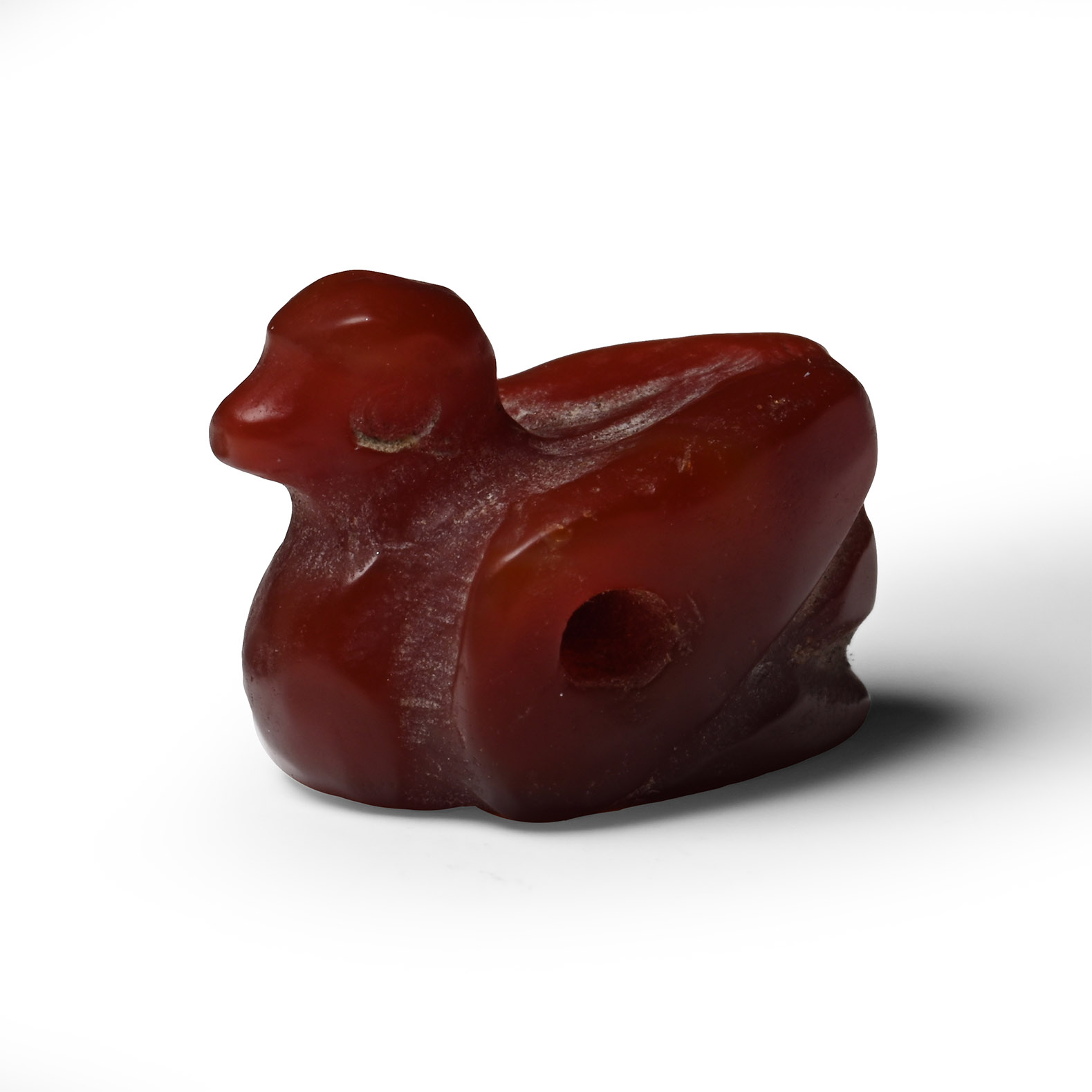 Egyptian Red Jasper Bird Amulet