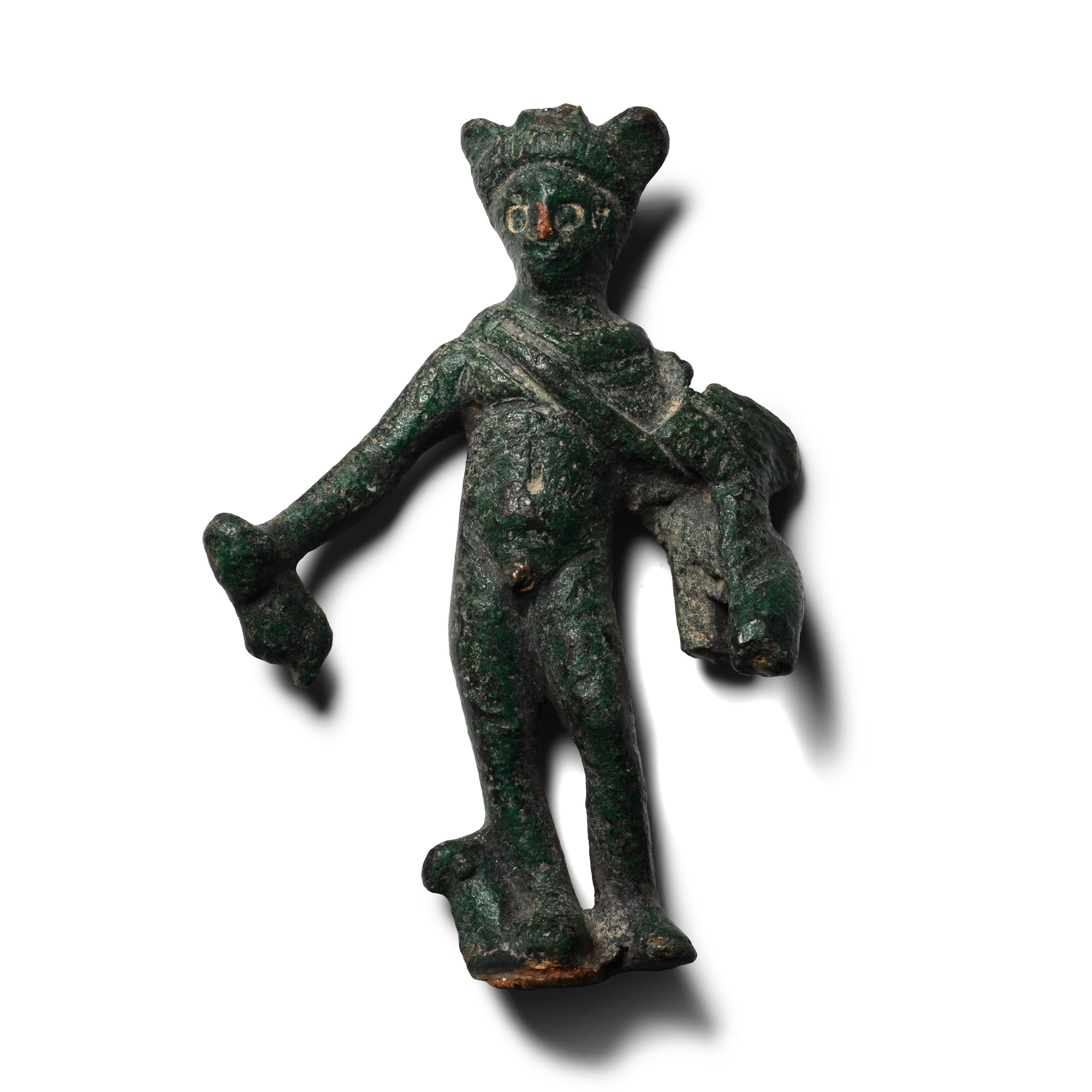 Roman Bronze Mercury Statuette