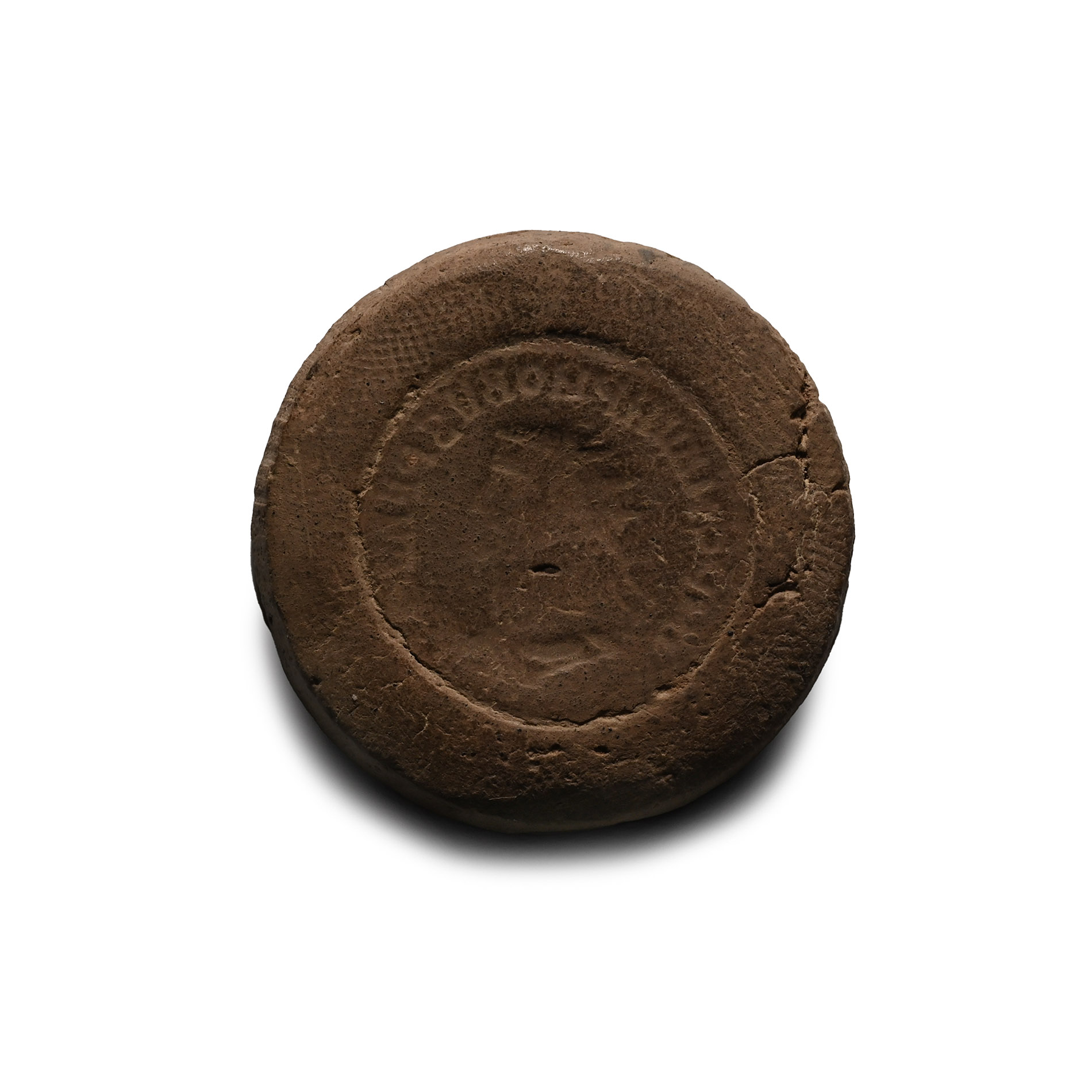 Roman Bifacial Terracotta Forger's Coin Mould