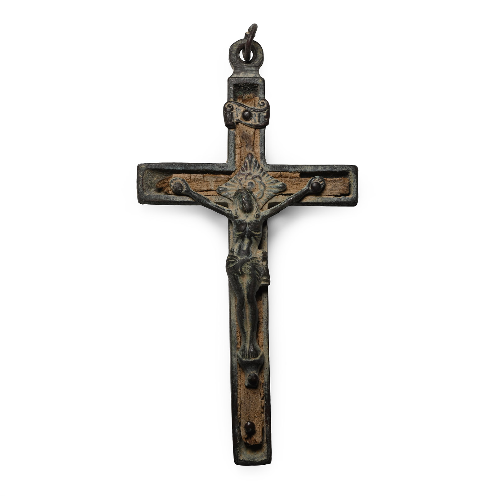 Post Medieval Bronze Cross Pendant