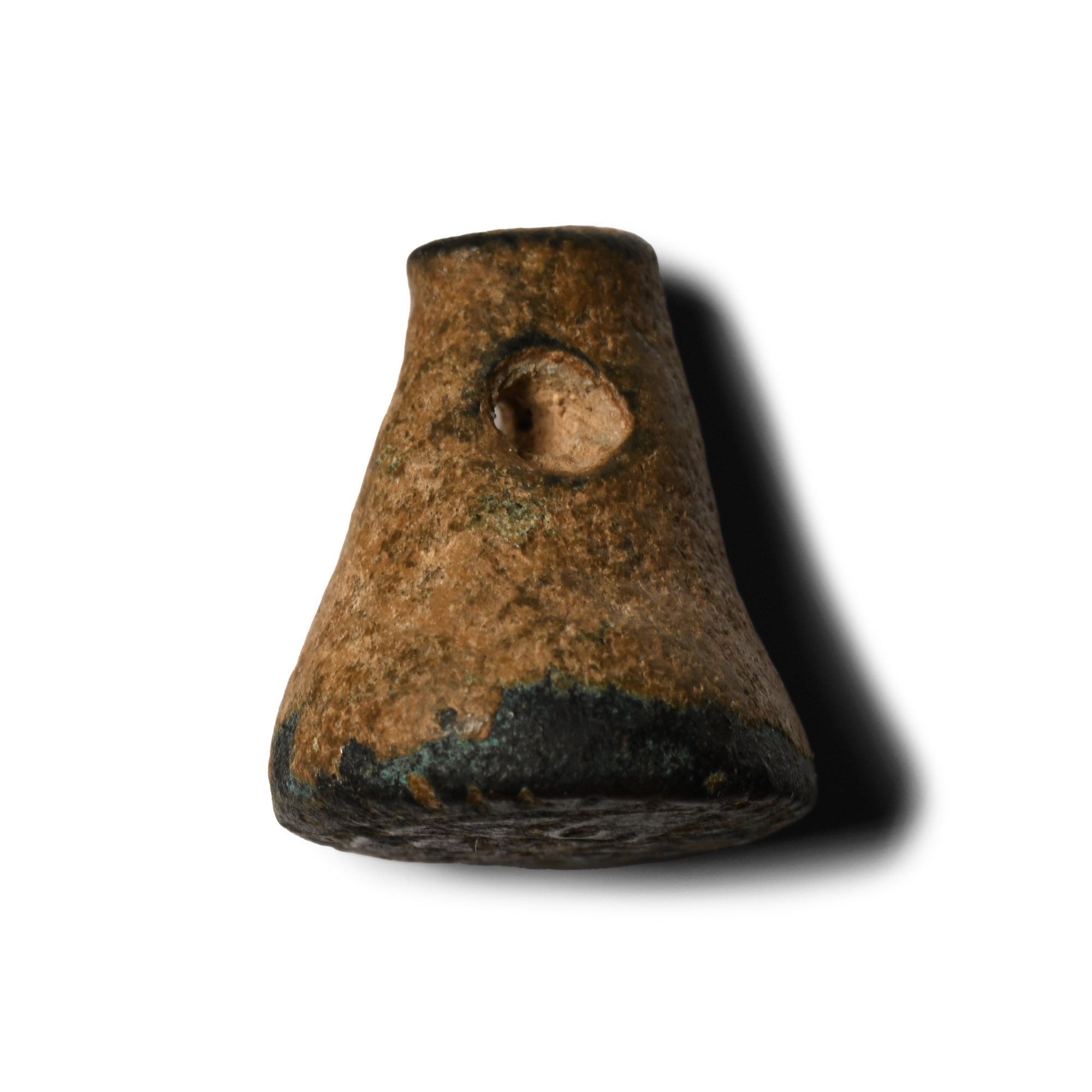 Byzantine Bronze Weight with Flower