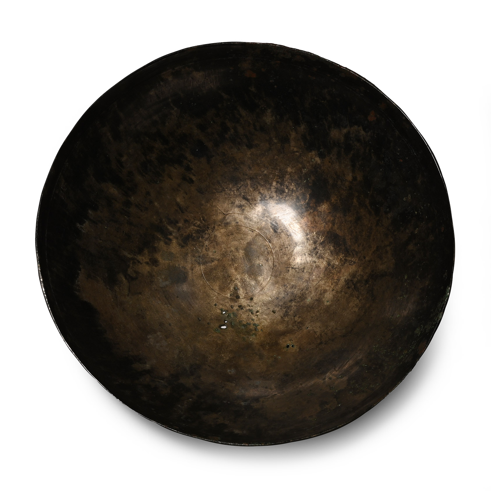 Sasanian Decorated High Tin Bronze Bowl