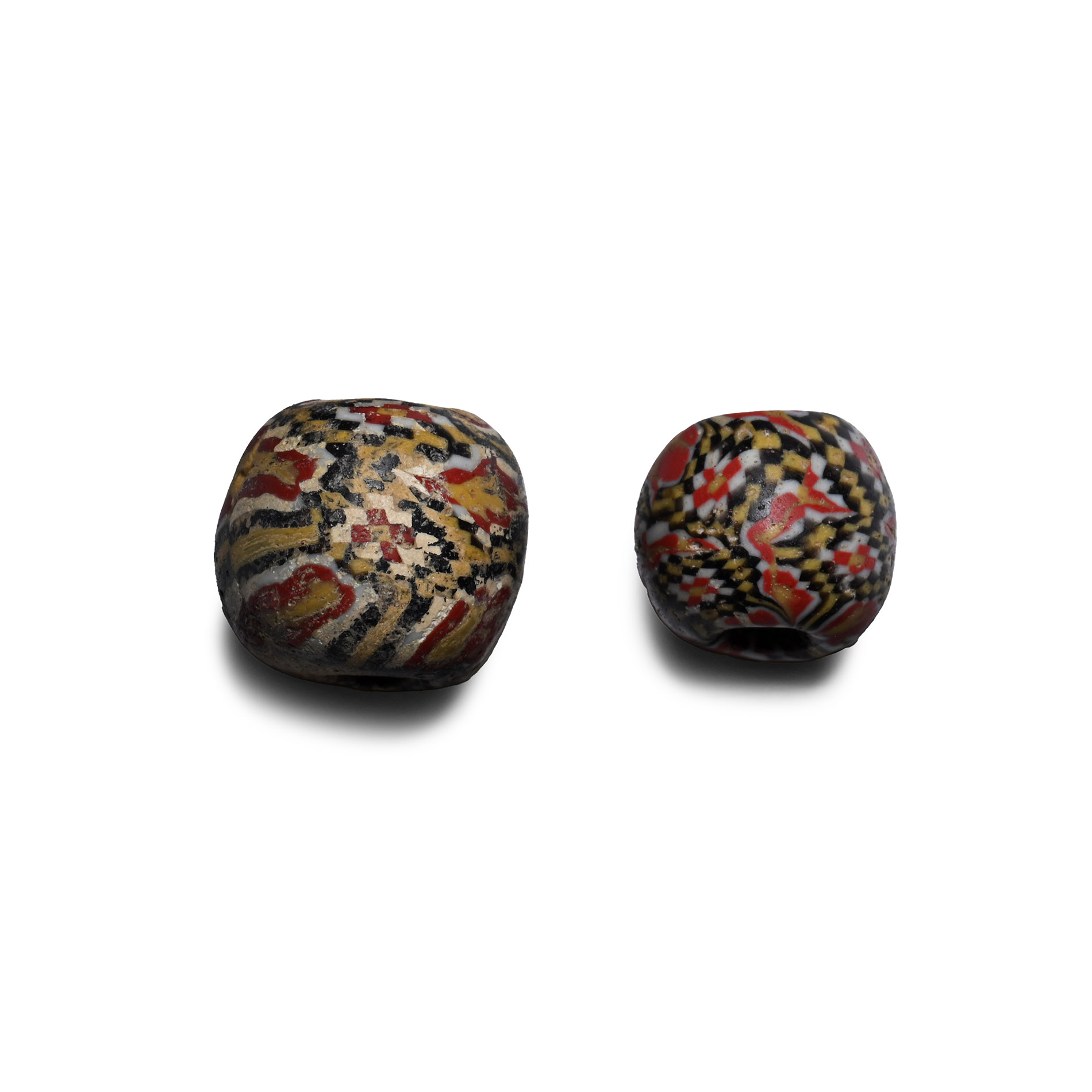 Roman Mosaic Glass Beads