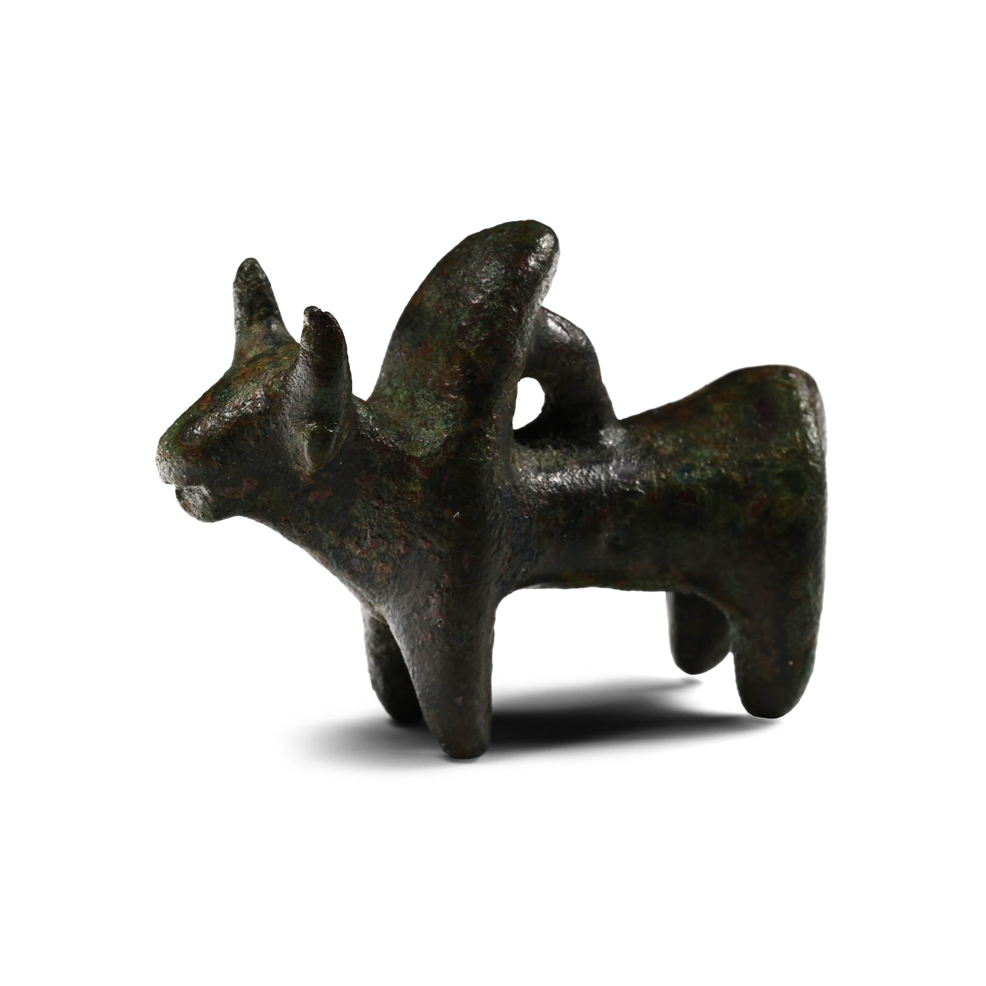 Amlash Bronze Zebu Amulet