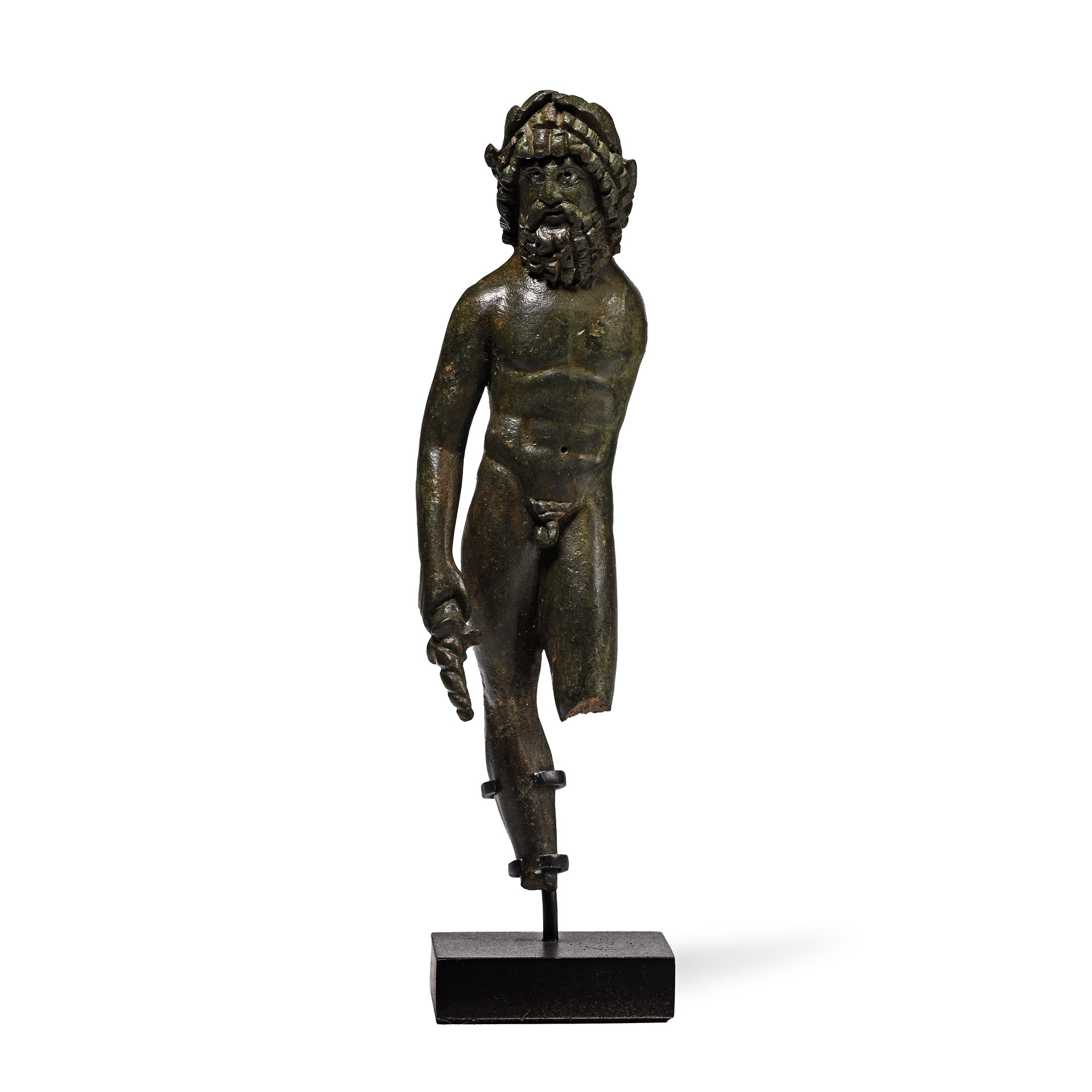 Hellenistic Bronze Statuette of Zeus