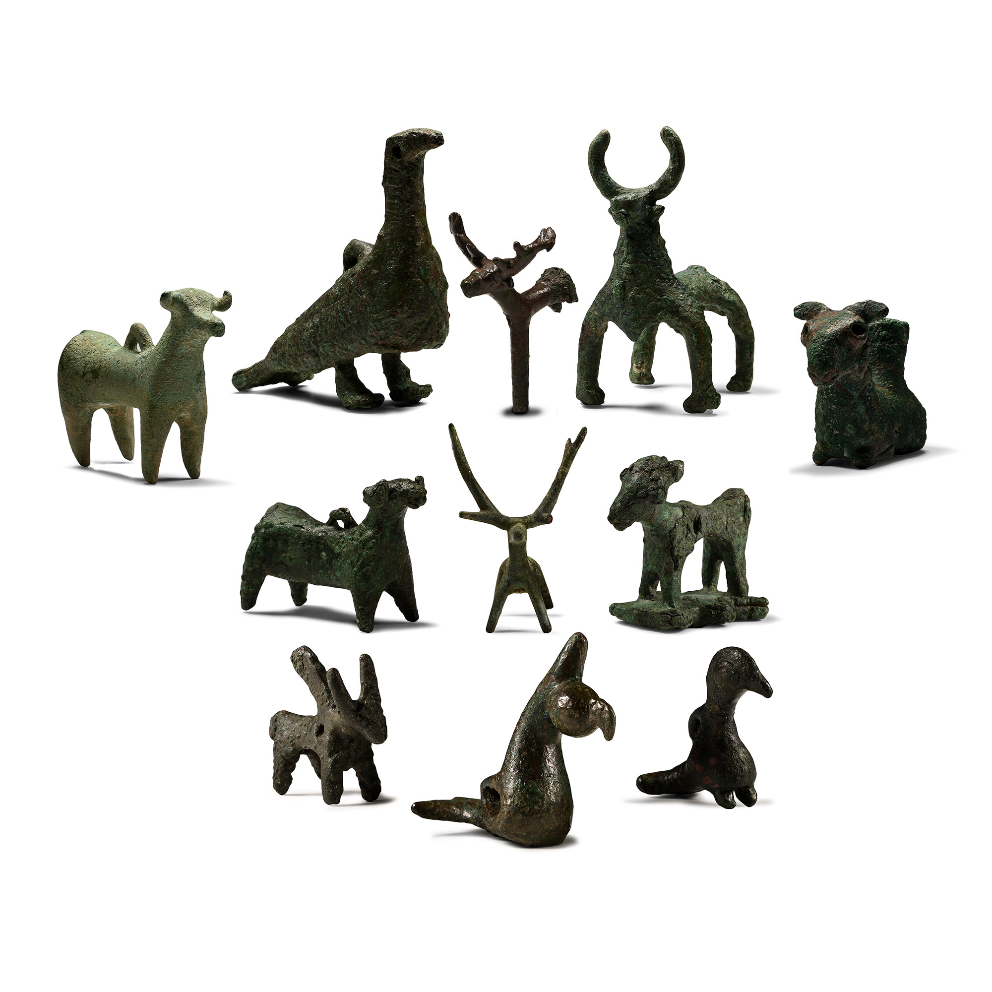 Amlash Bronze Collection of Animals