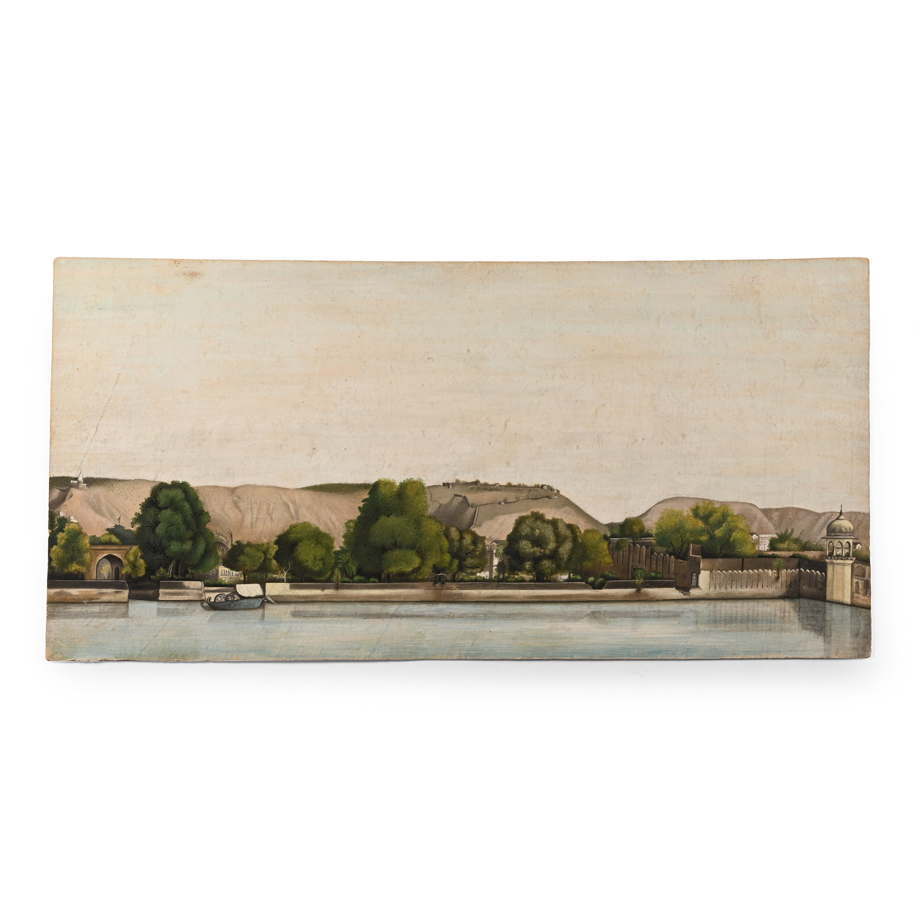 Indian Company School Watercolour on paper of the Delhi River