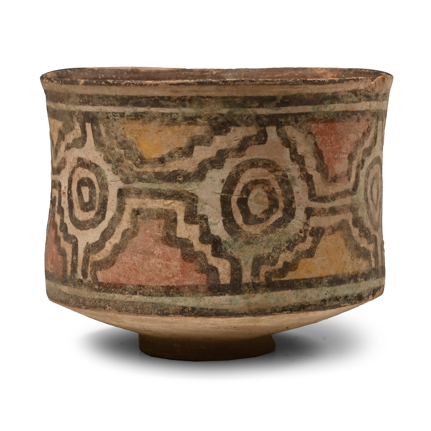 Indus Valley Painted Geometric Pottery Bowl
