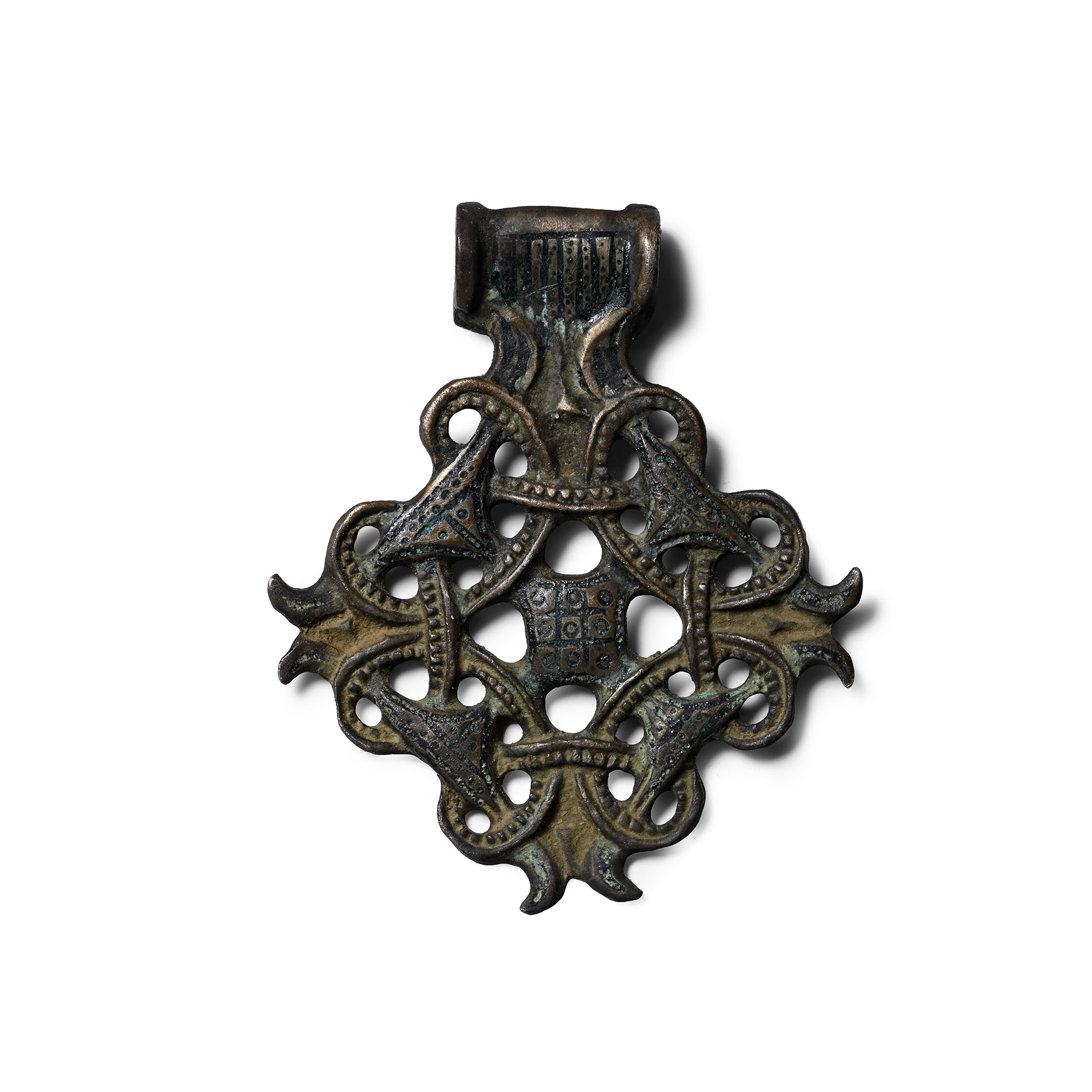 Viking Silver Interlace Pendant