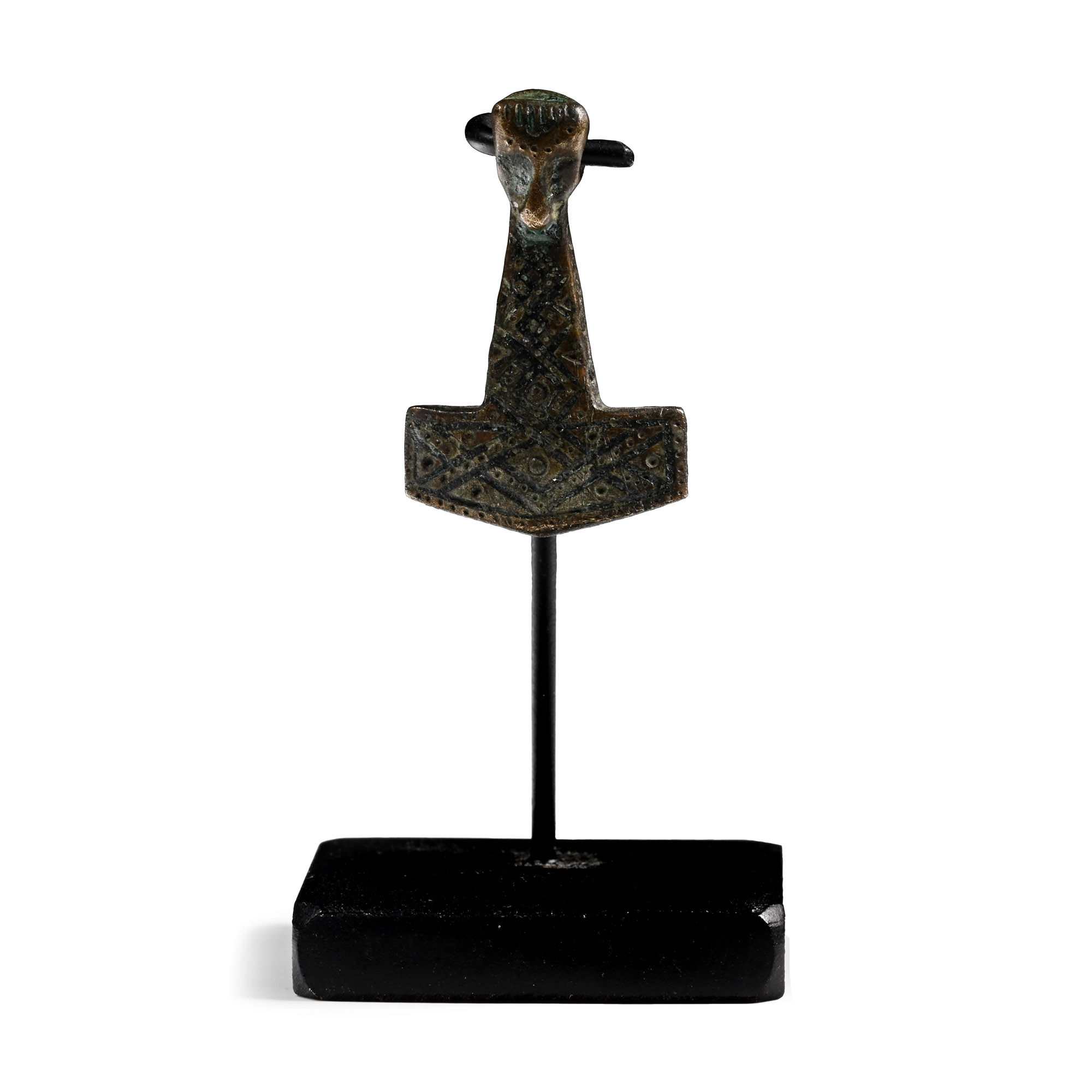 Viking Silver Thor's Hammer Pendant