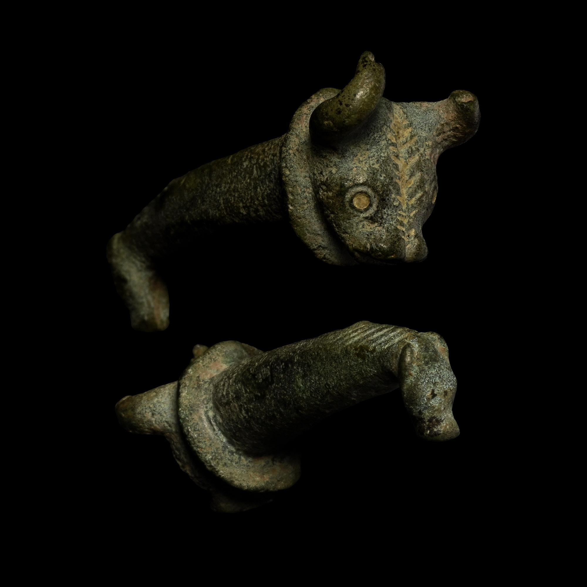 Iron Age Celtic Bronze Animal Toggle