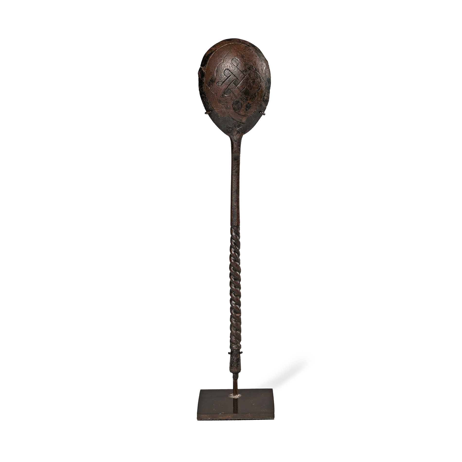 Viking Bronze Decorated Spoon