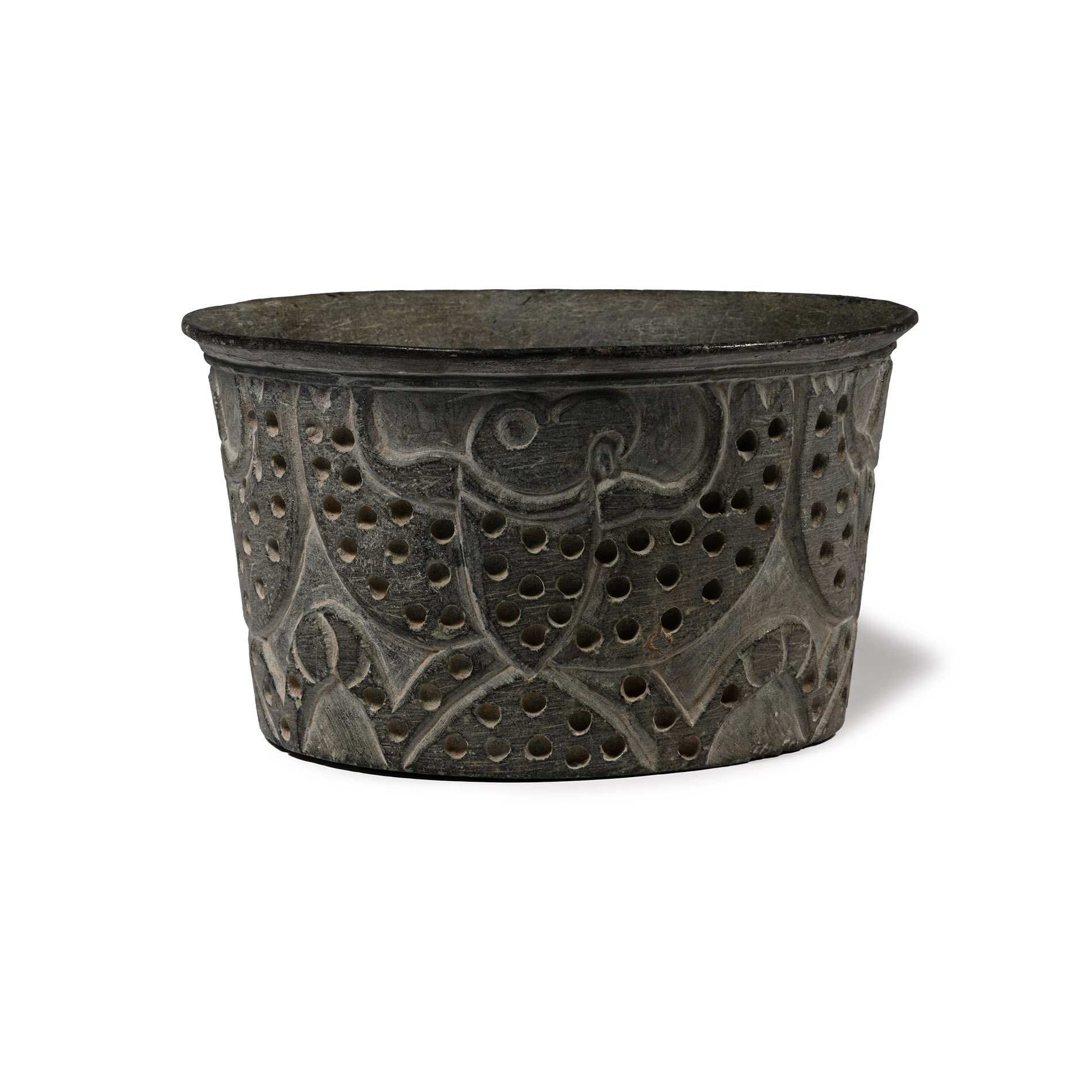 Bactrian Stone Bowl with Birds