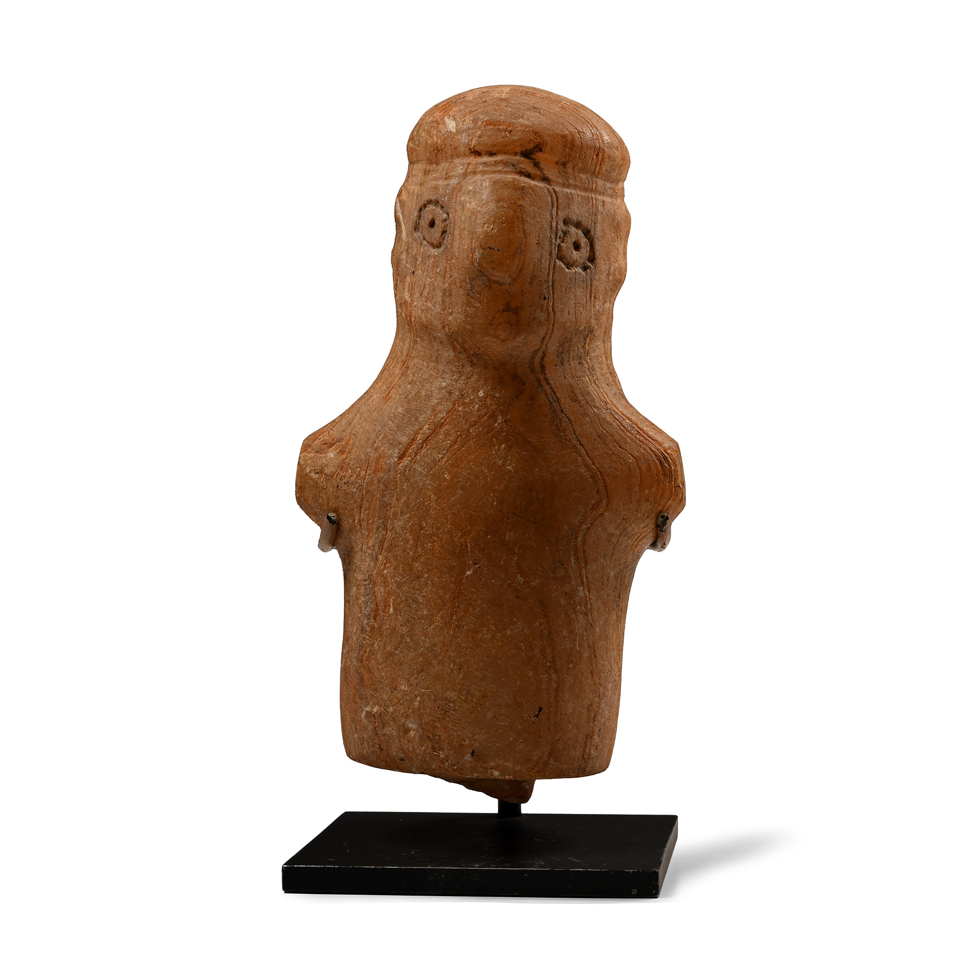 Bactrian Calcite-Alabaster Bust