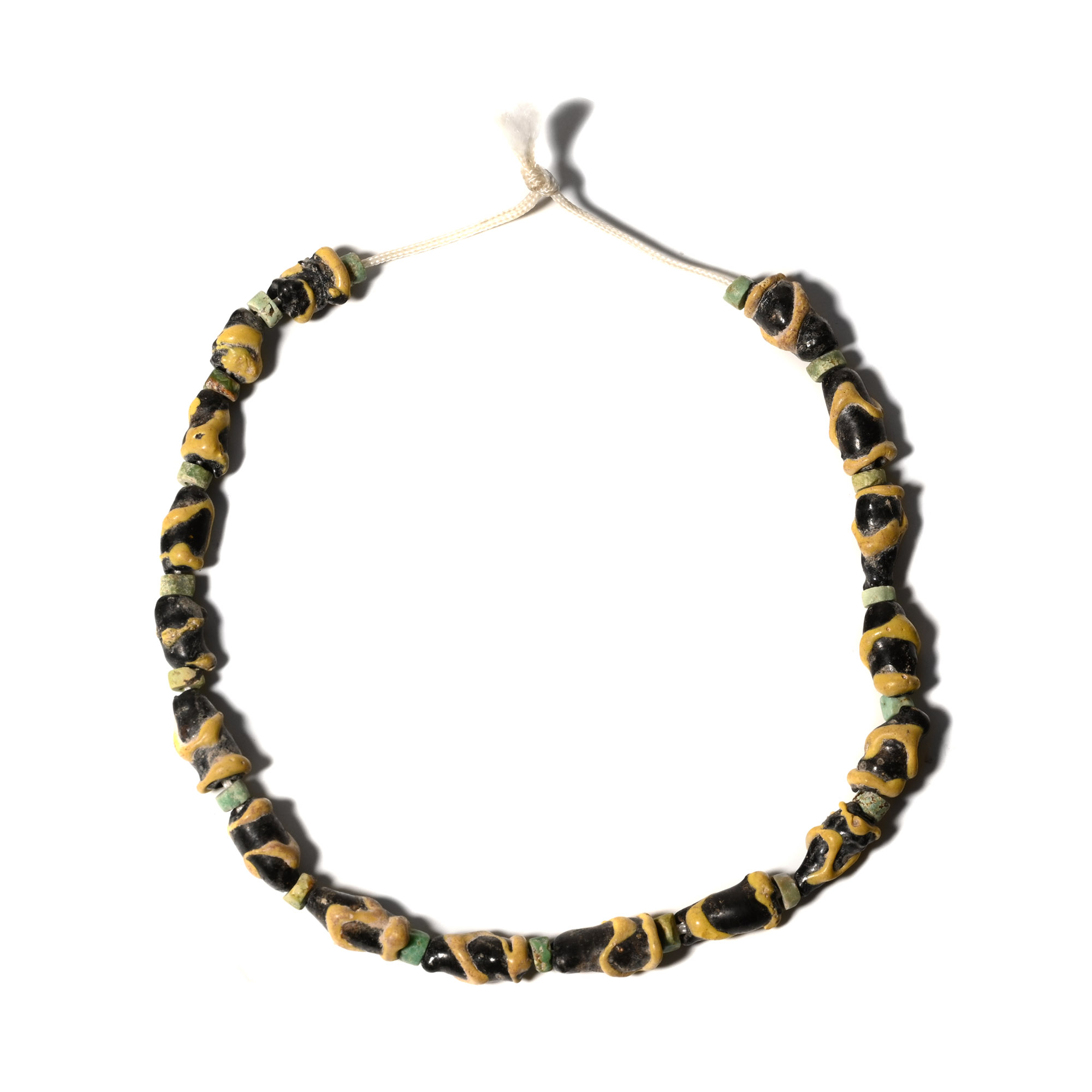 Western Asiatic Multi-Coloured Glass Bead String