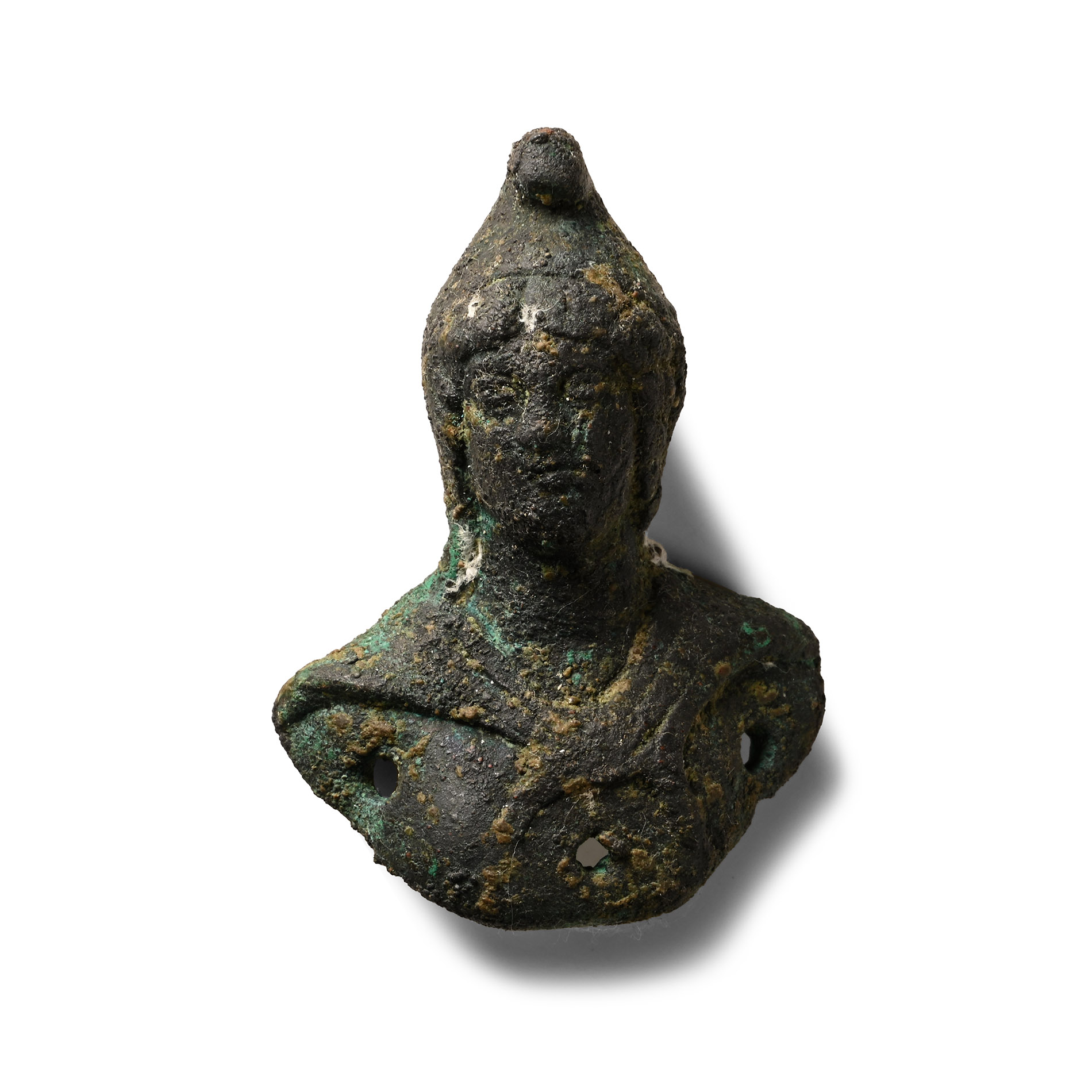 Roman Bronze Bust of a Man