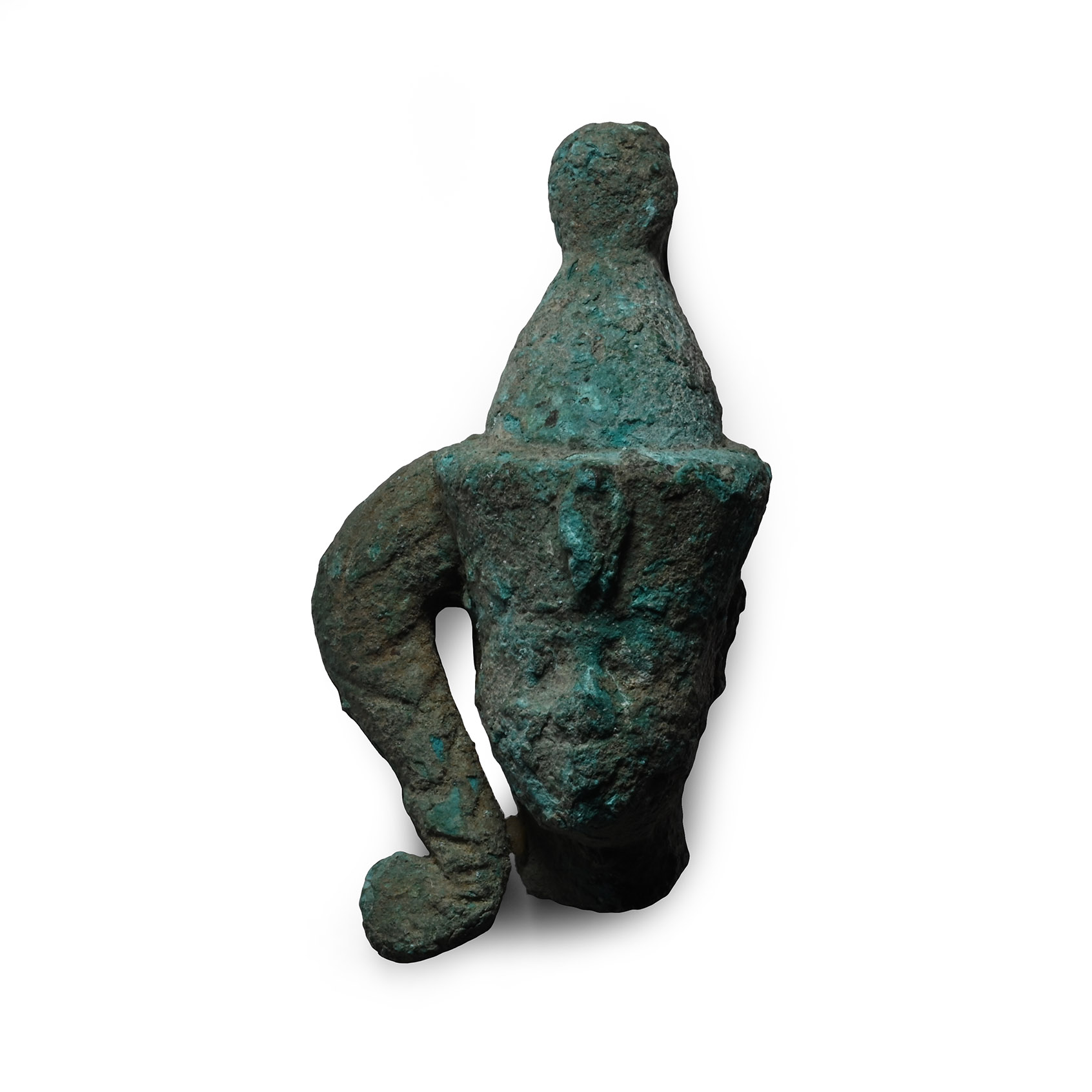 Egyptian Bronze Head of Harpocrates